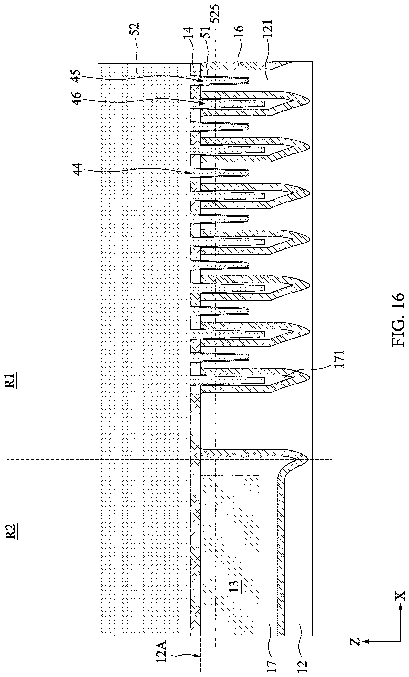 Patent US12622249 Figure 16 – Method of manufacturing semiconductor structure including a planarization and semiconductor structure thereof