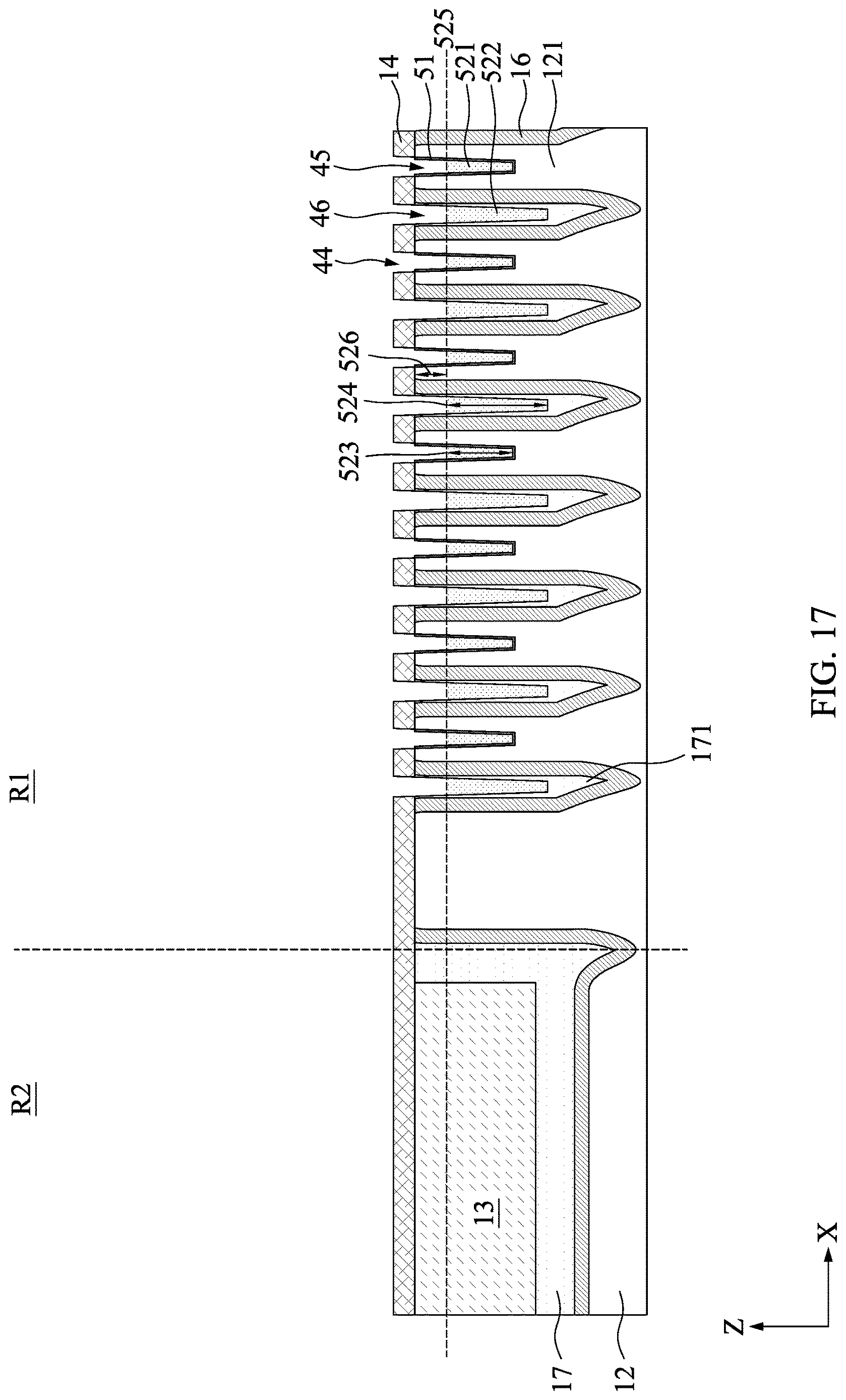 Patent US12622249 Figure 17 – Method of manufacturing semiconductor structure including a planarization and semiconductor structure thereof