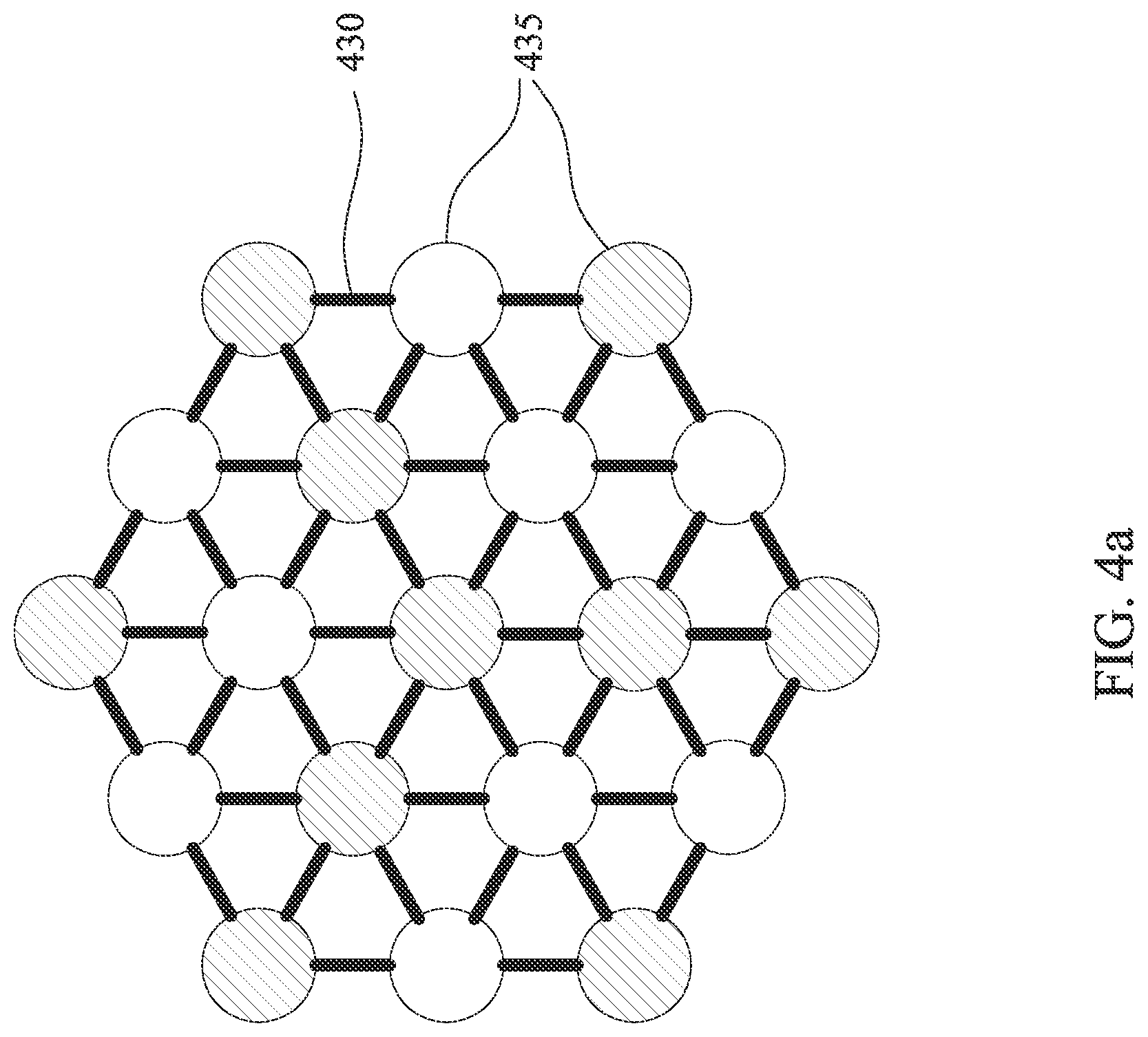 Patent US12622251 Figure 4 – Via connection structure having multiple via to via connections