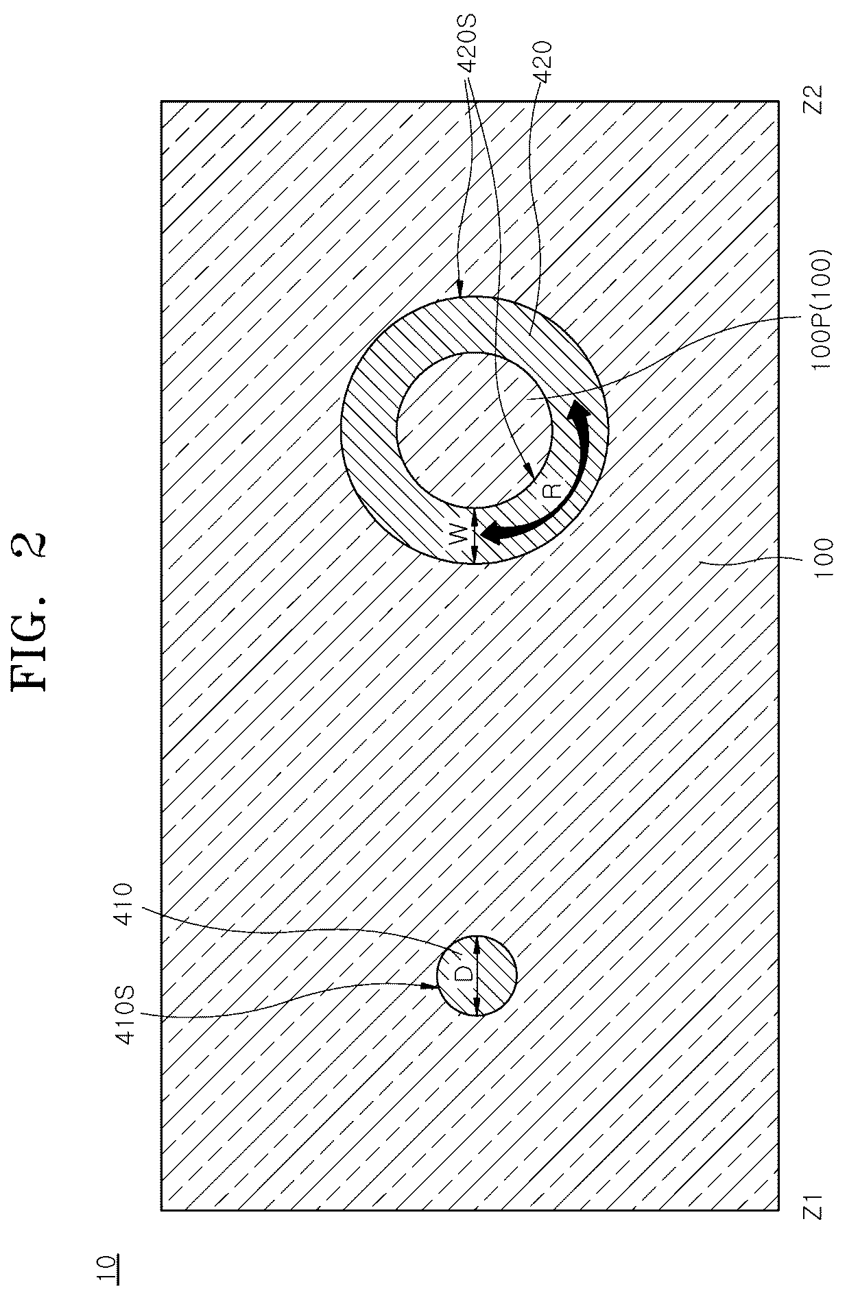 Patent US12622253 Figure 2 – Semiconductor device with through vias of various shapes and method of manufacturing the same