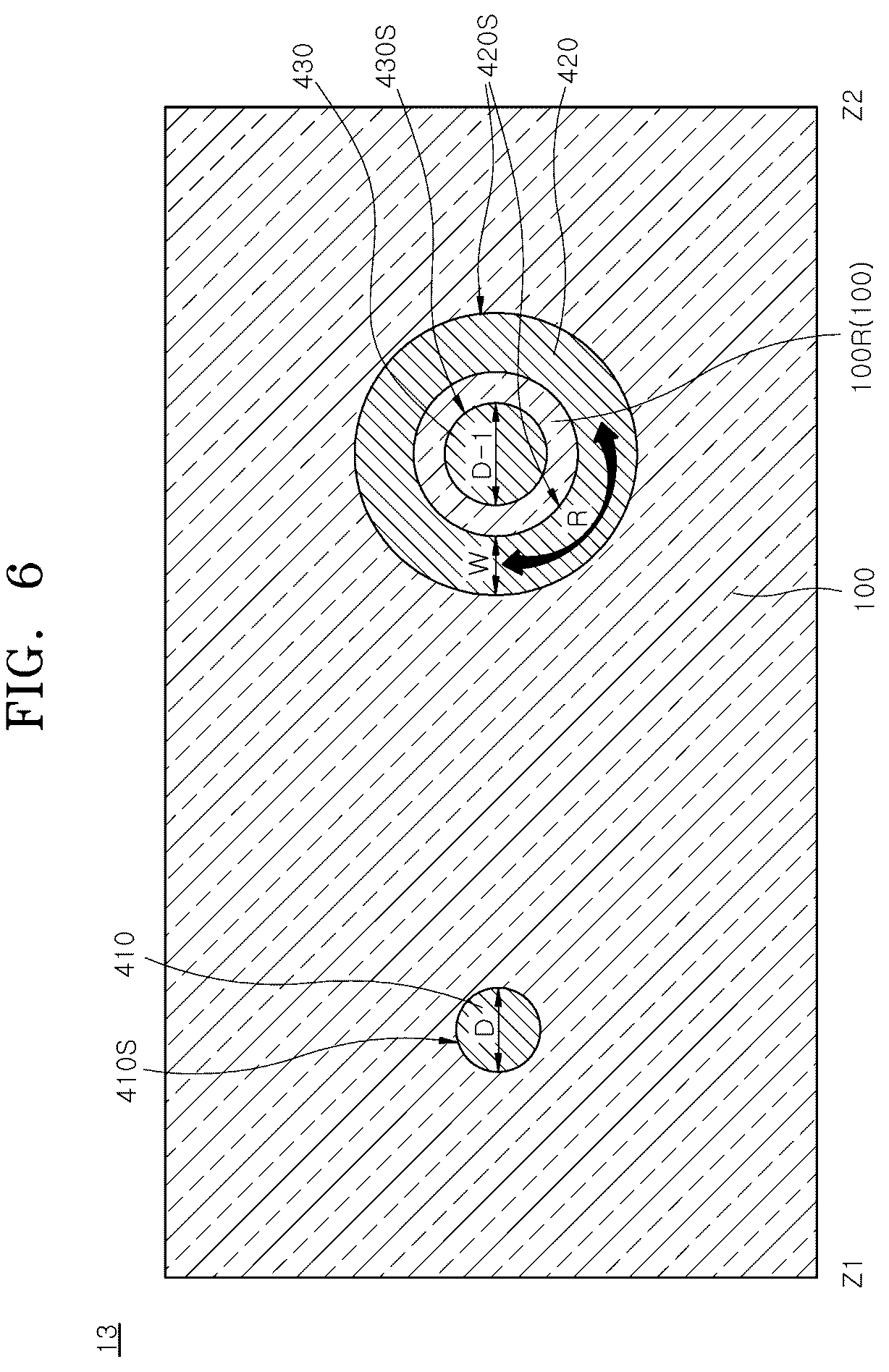 Patent US12622253 Figure 6 – Semiconductor device with through vias of various shapes and method of manufacturing the same