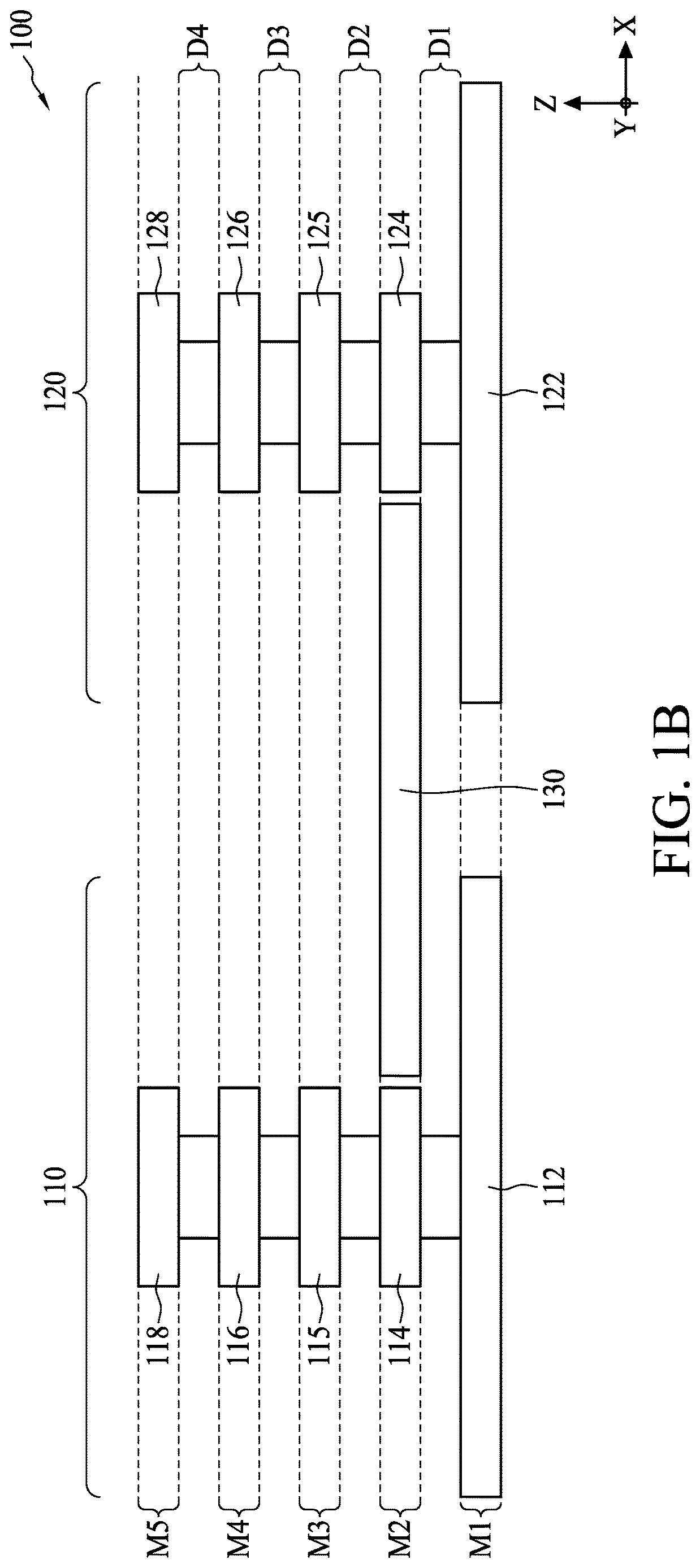 Patent US12622256 Figure 2 – Conductive via structures for far-end crosstalk cancellation