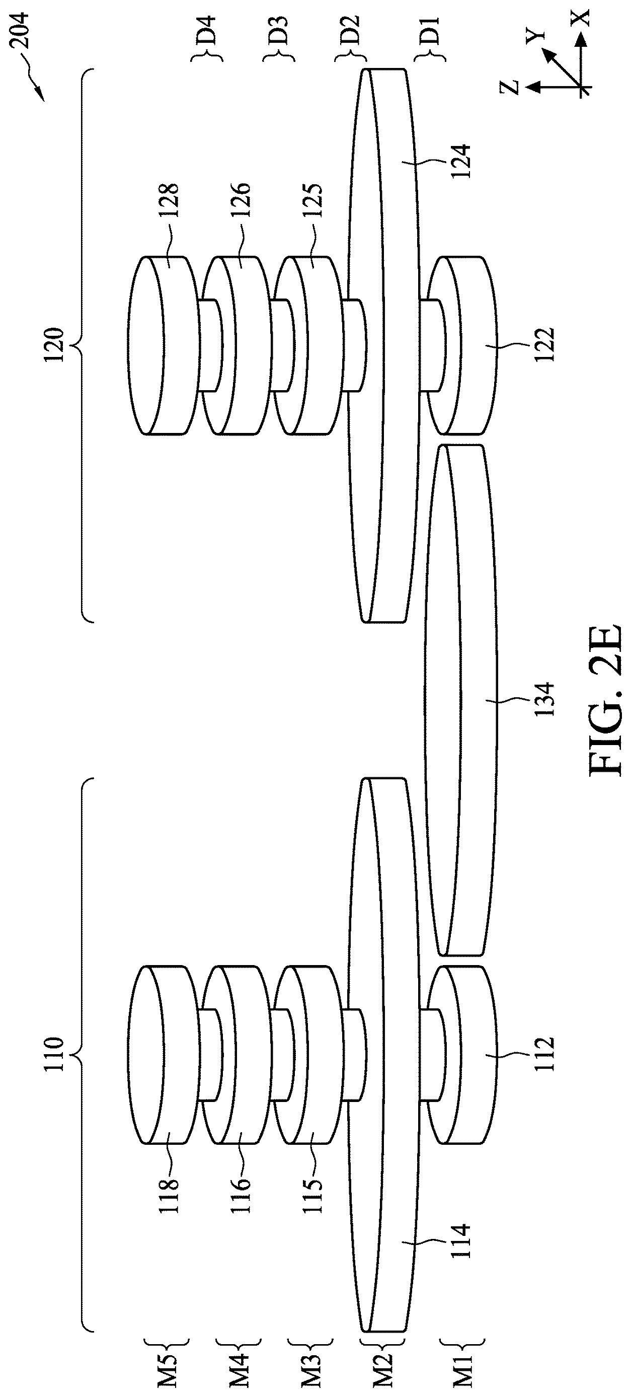 Patent US12622256 Figure 7 – Conductive via structures for far-end crosstalk cancellation