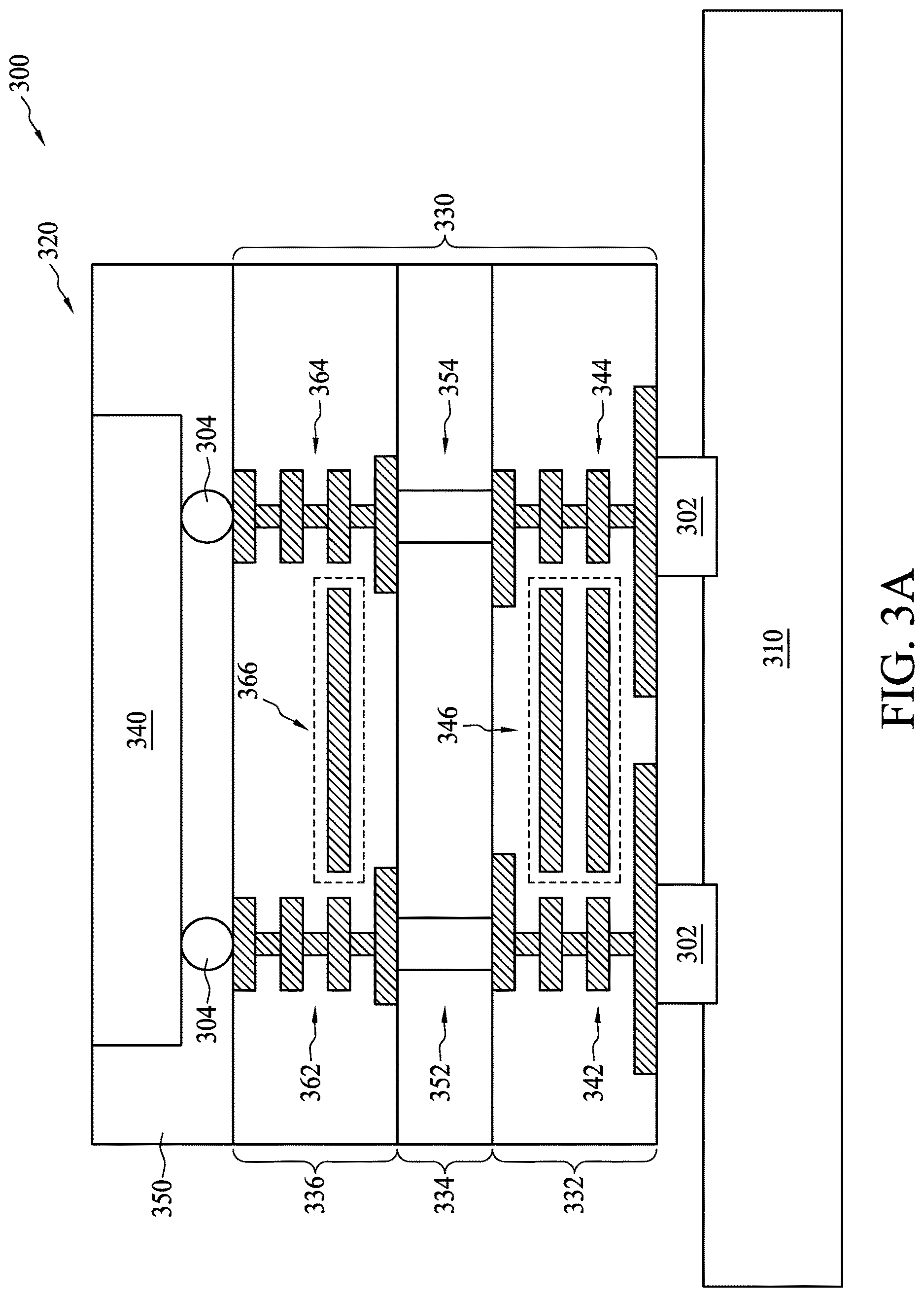 Patent US12622256 Figure 8 – Conductive via structures for far-end crosstalk cancellation