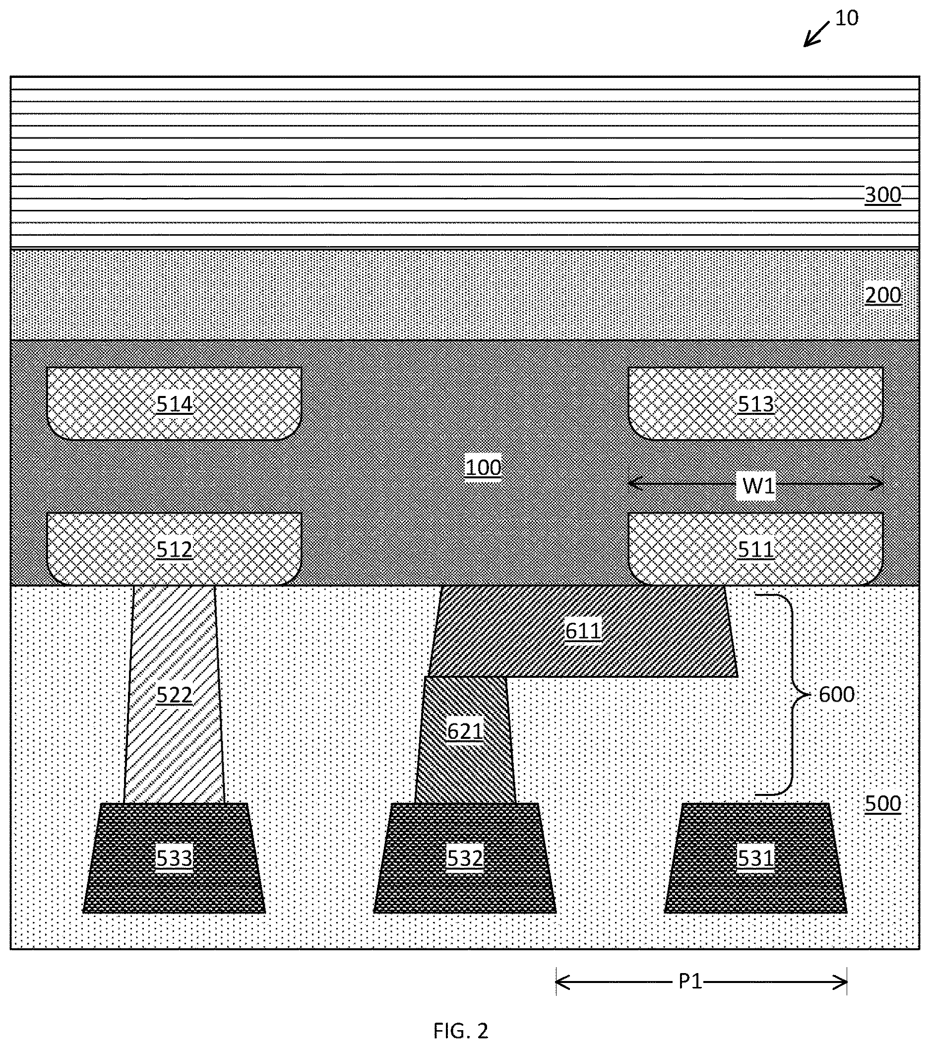 Patent US12622257 Figure 2 – Backside local interconnect