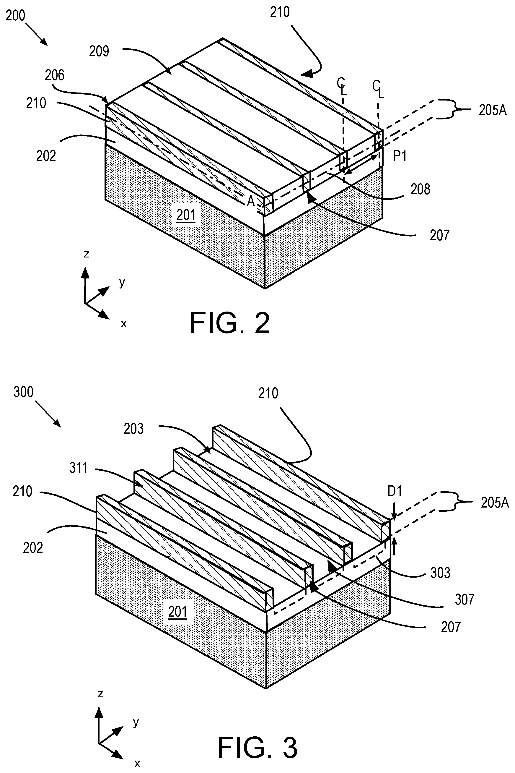 Patent US12622258 Figure 2 – Self-aligned staggered integrated circuit interconnect features