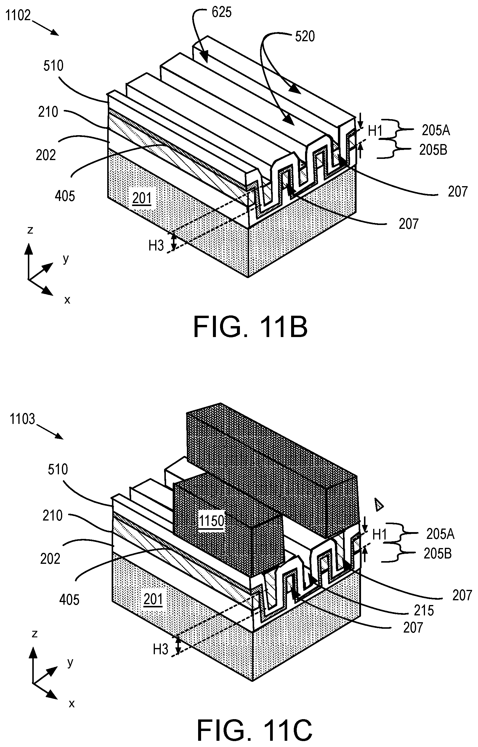 Patent US12622258 Figure 7 – Self-aligned staggered integrated circuit interconnect features