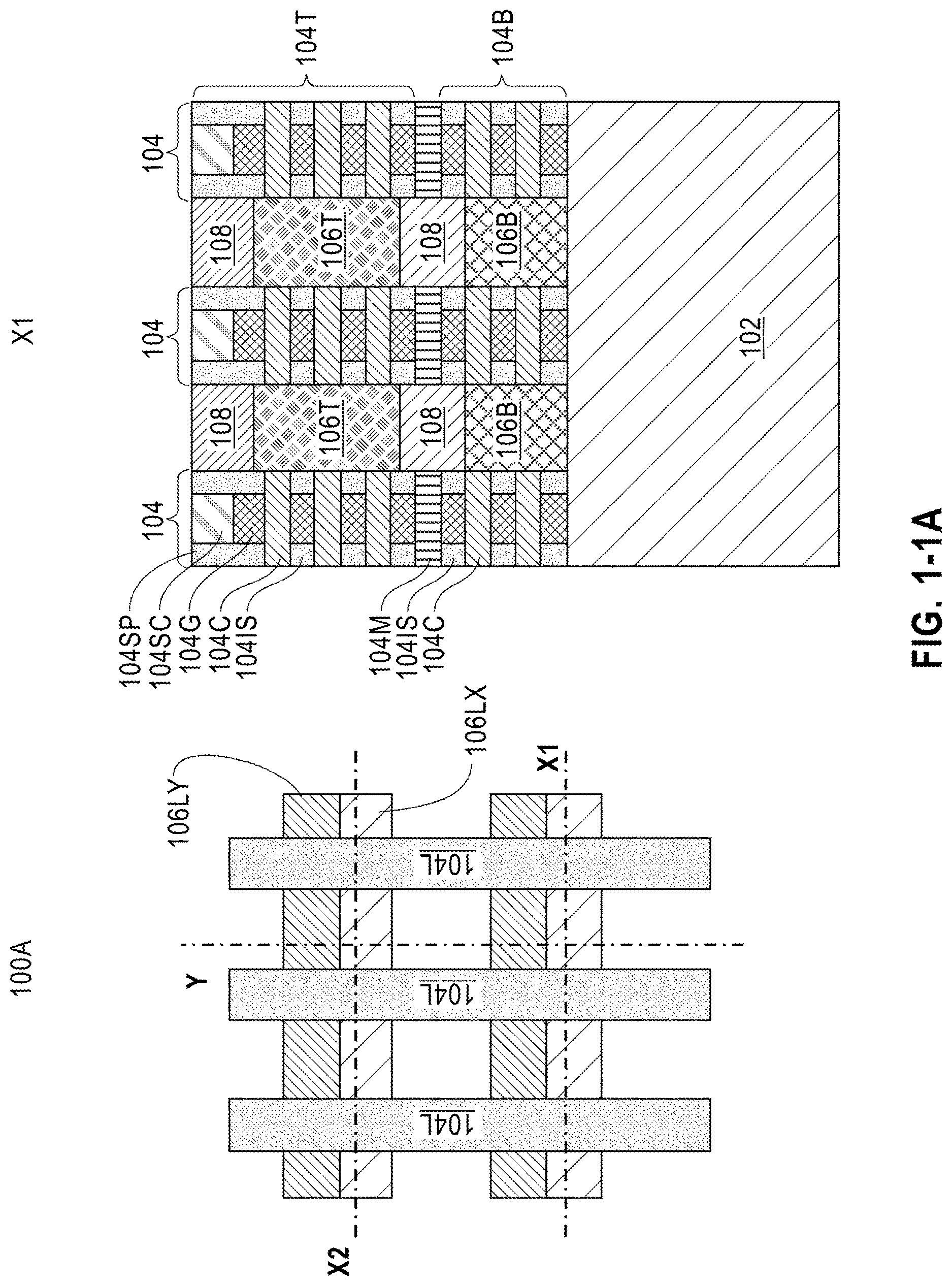 Patent US12622260 Figure 1 – Bottom contact jumpers for stacked field effect transistor semiconductors