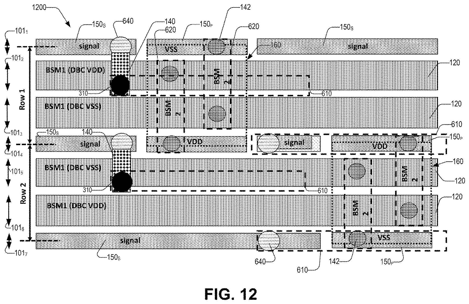 Patent US12622261 Figure 12 – Flexible trackplan for power delivery