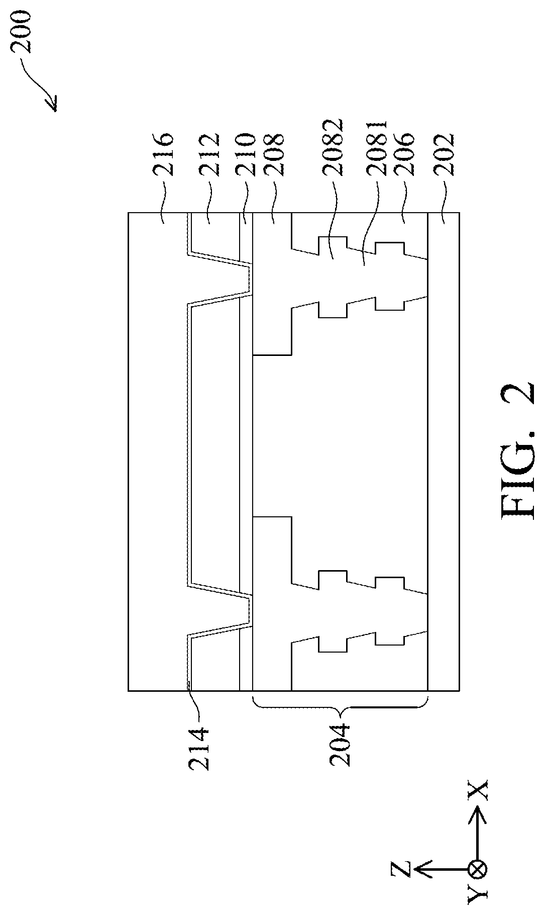 Patent US12622262 Figure 2 – Low-stress passivation layer