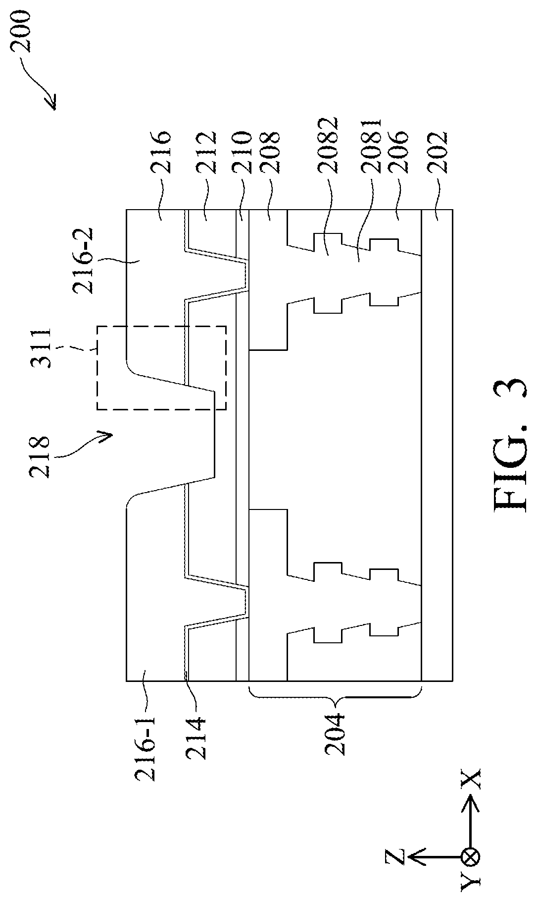Patent US12622262 Figure 3 – Low-stress passivation layer