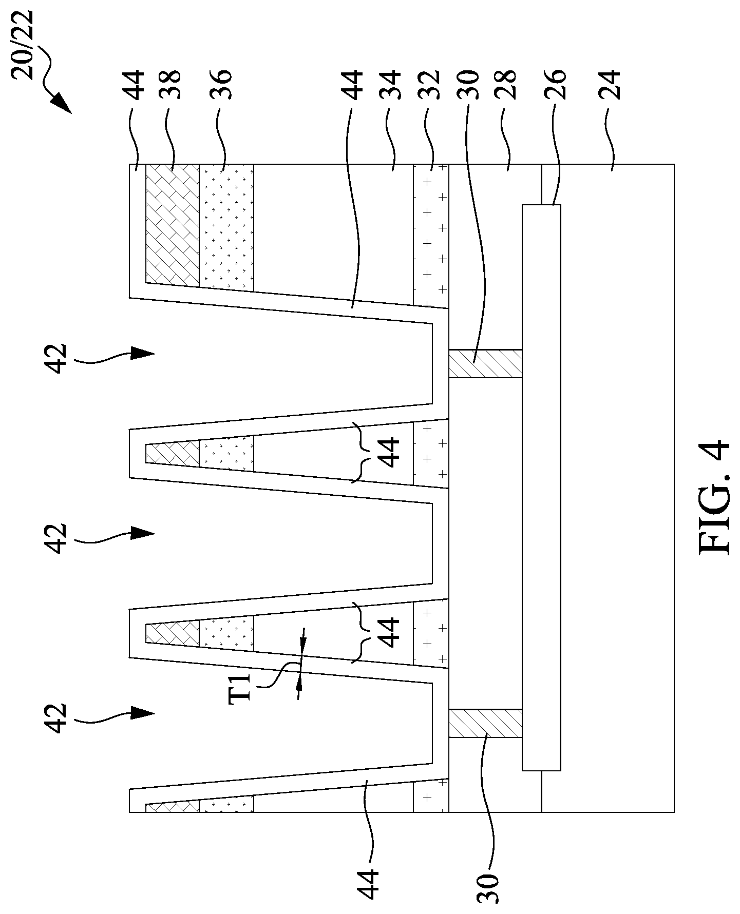 Patent US12622263 Figure 4 – Forming dielectric film with high resistance to tilting