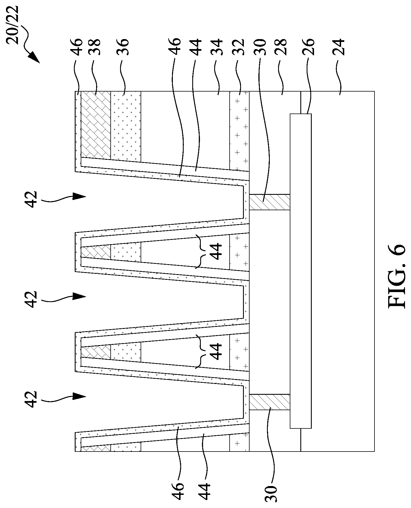 Patent US12622263 Figure 6 – Forming dielectric film with high resistance to tilting