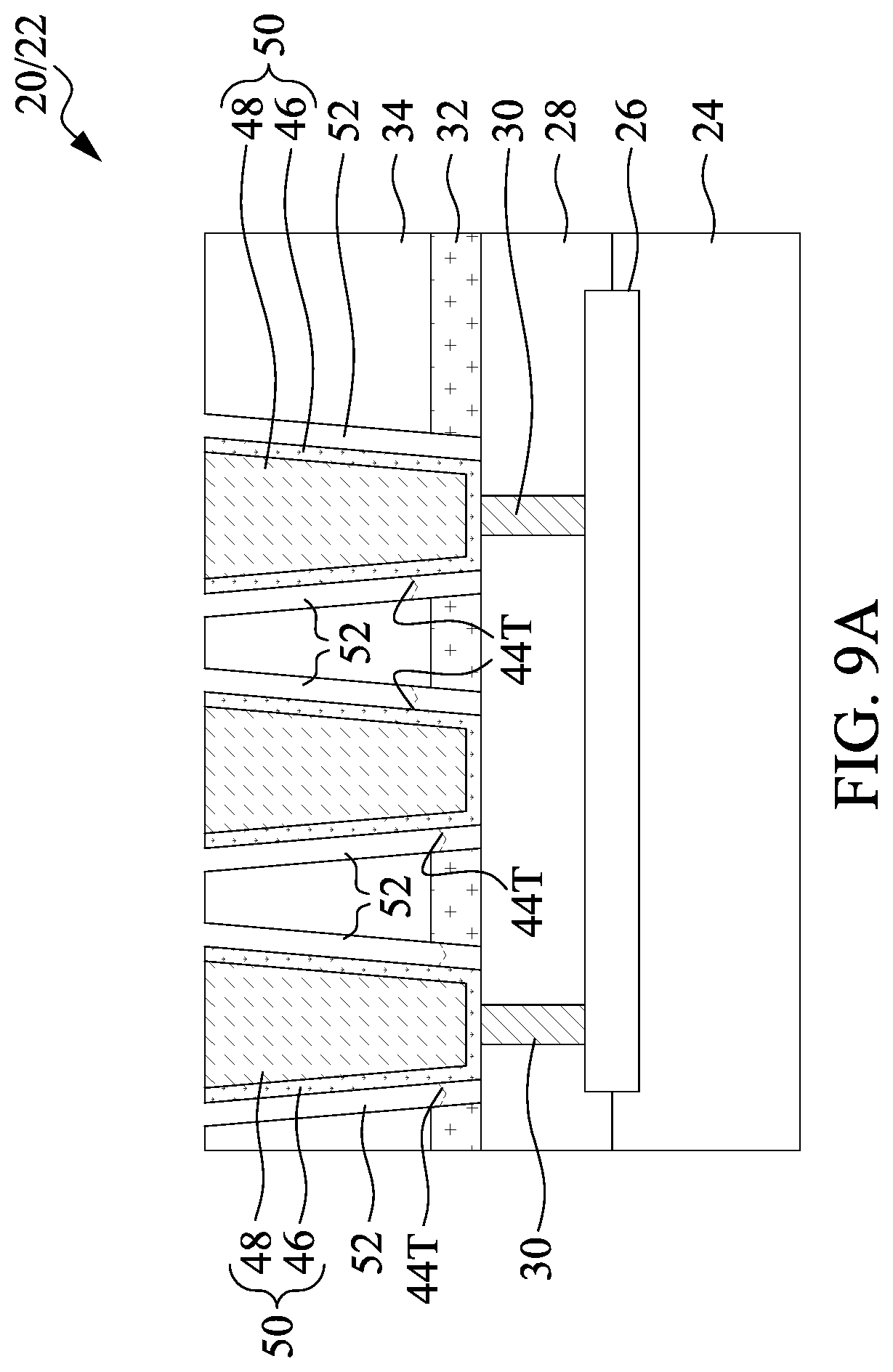 Patent US12622263 Figure 9 – Forming dielectric film with high resistance to tilting
