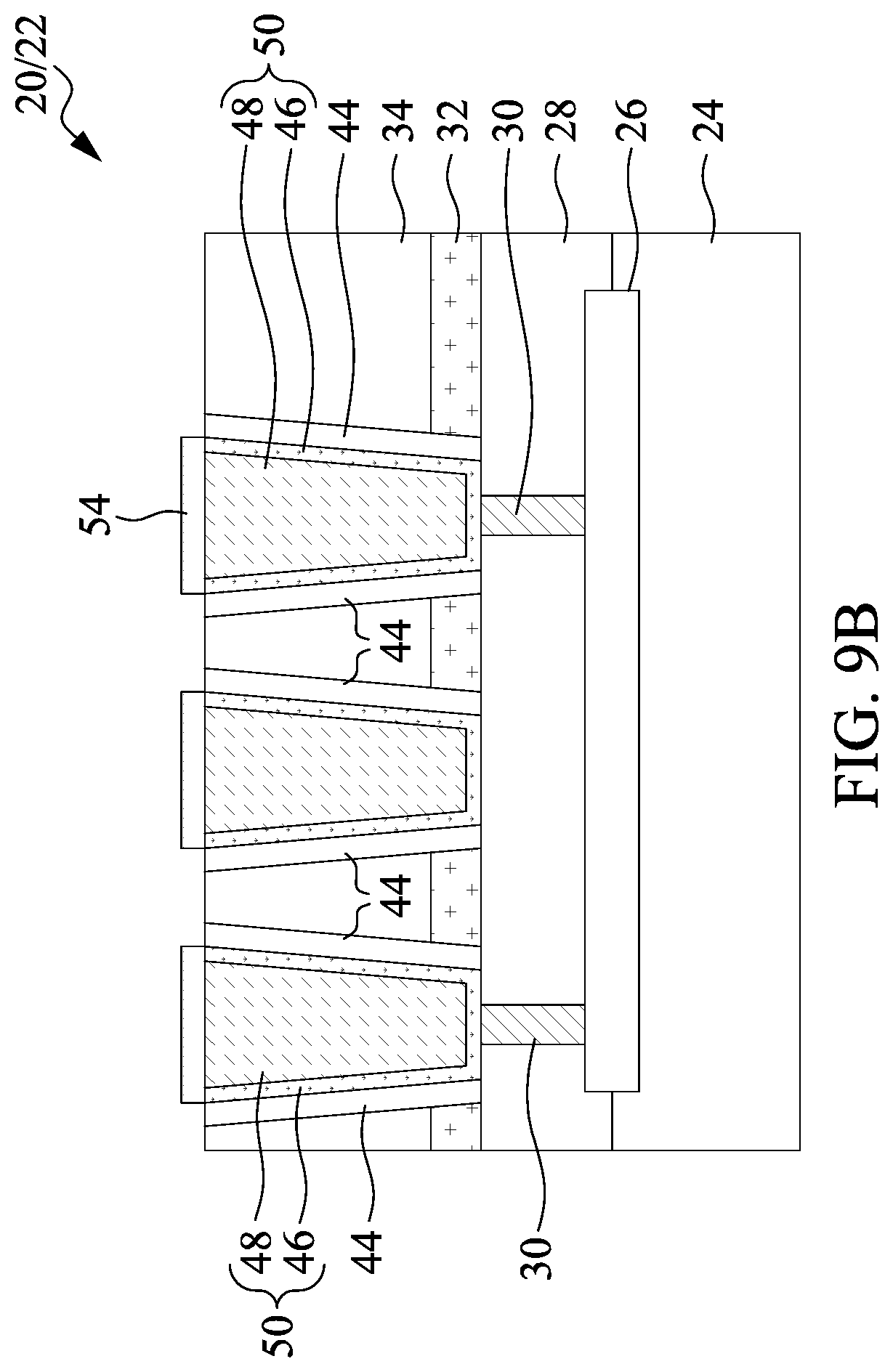 Patent US12622263 Figure 10 – Forming dielectric film with high resistance to tilting
