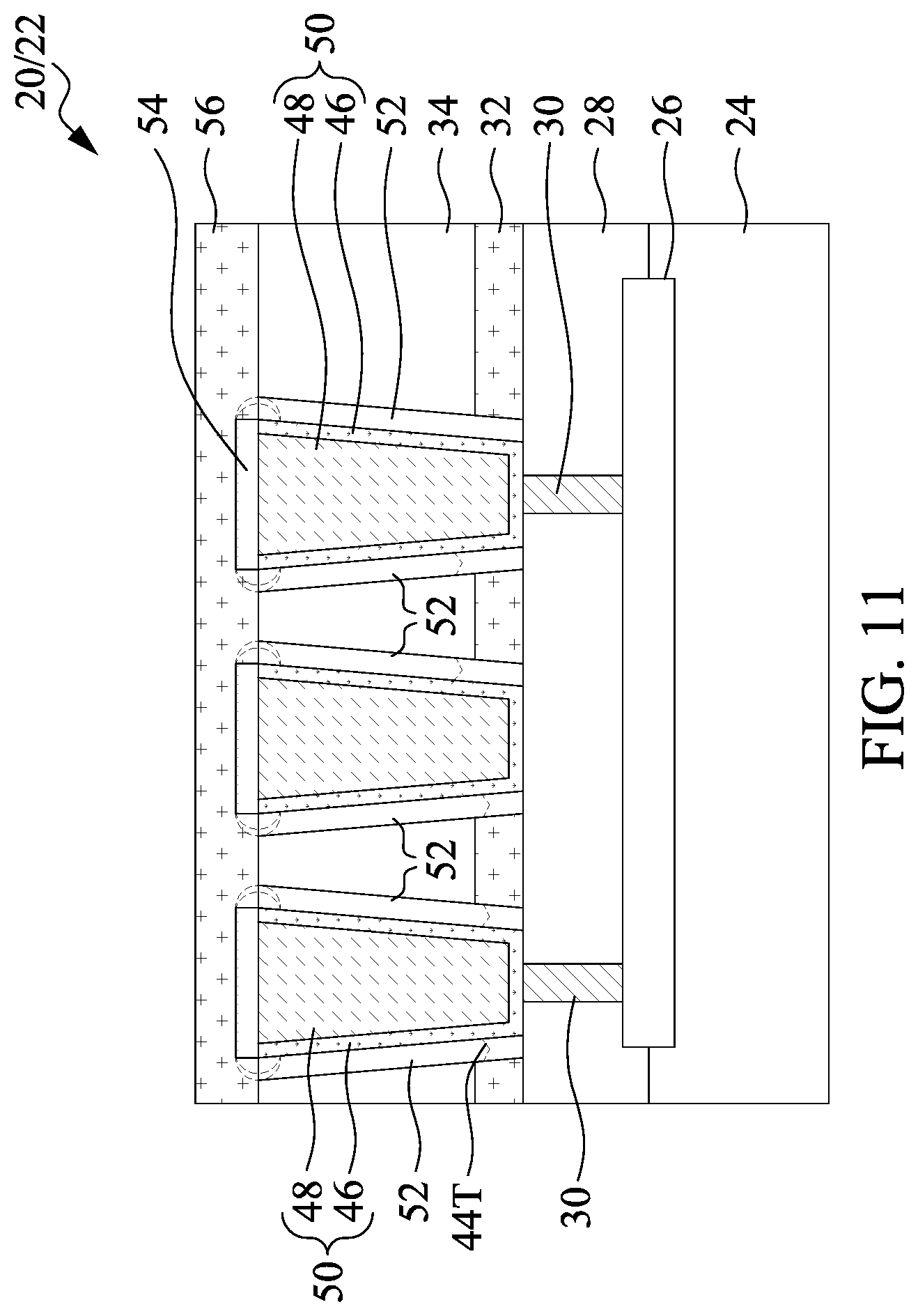 Patent US12622263 Figure 12 – Forming dielectric film with high resistance to tilting