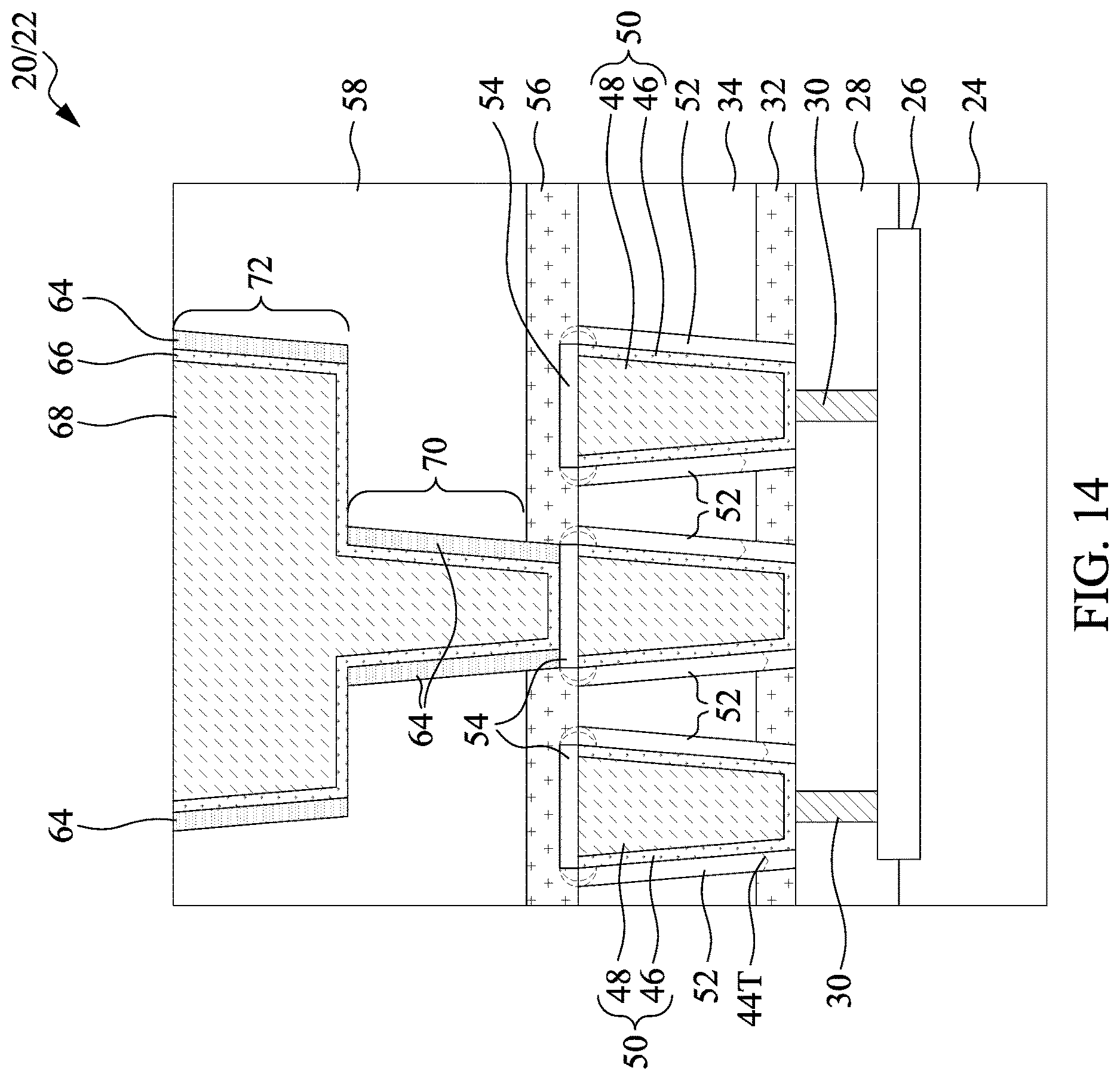 Patent US12622263 Figure 15 – Forming dielectric film with high resistance to tilting