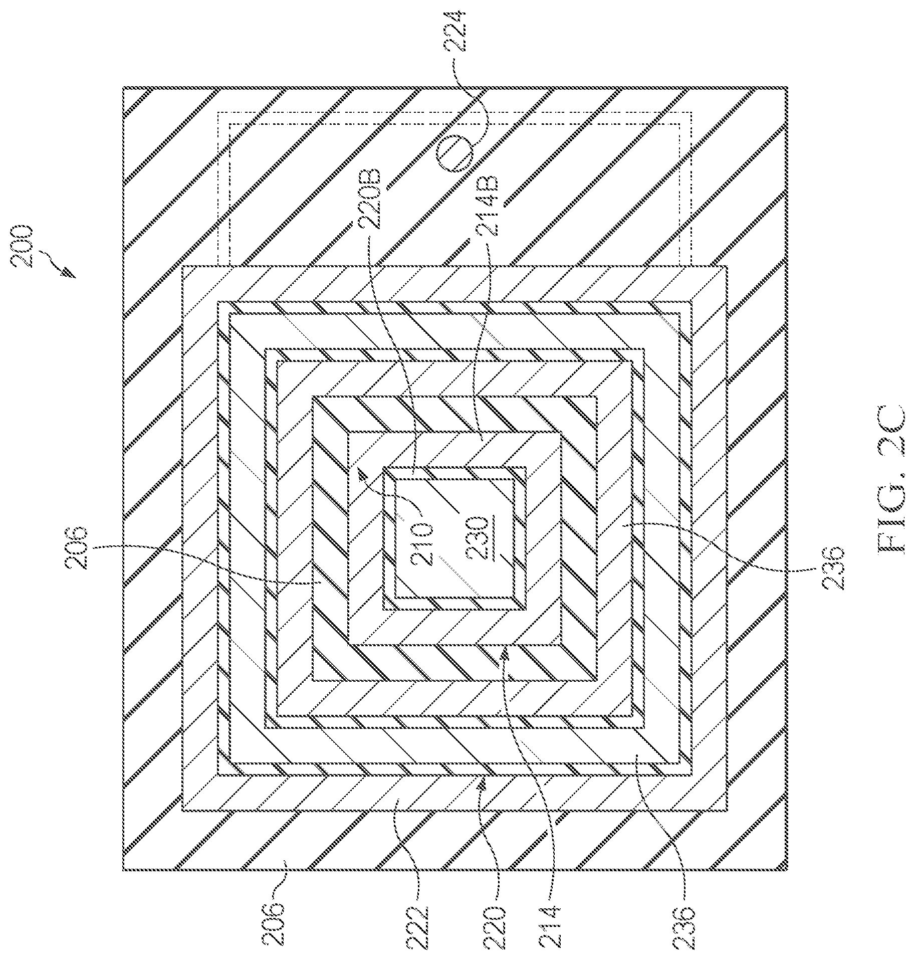 Patent US12622264 Figure 4 – Three-dimensional metal-insulator-metal (MIM) capacitors and trenches