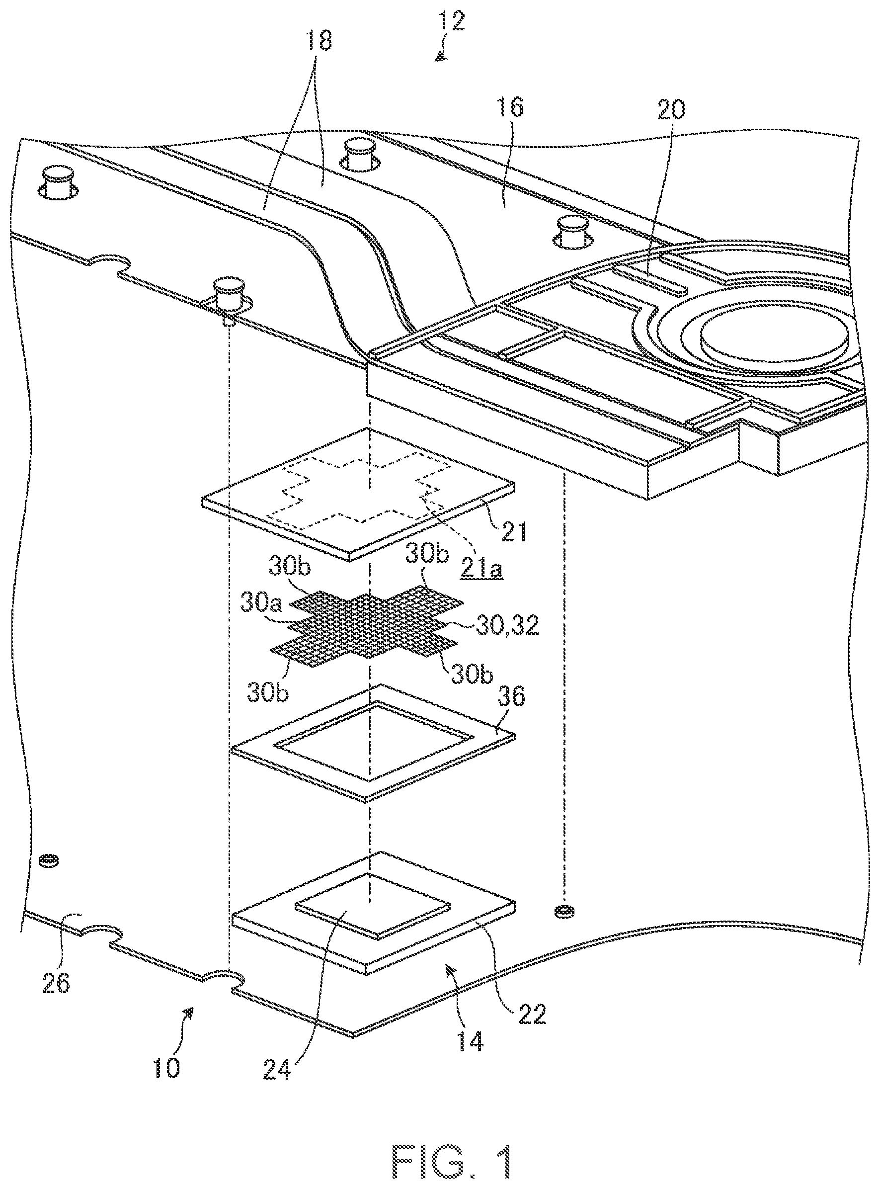 Patent US12622270 — Heat radiating structure and electronic apparatus — Figure 1