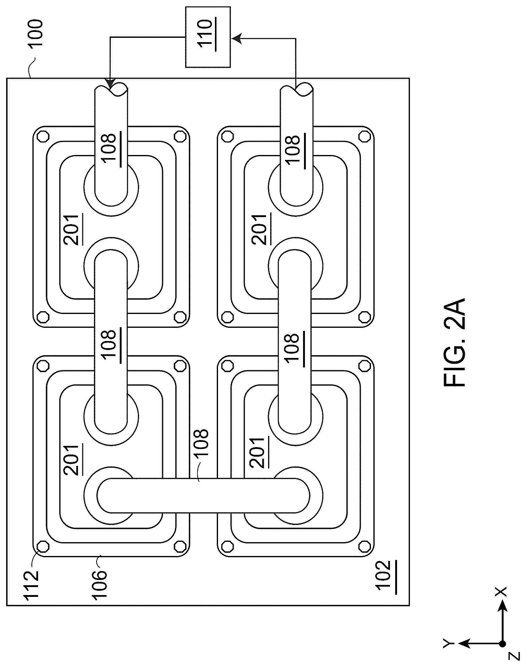 Patent US12622272 Figure 2 – Two-sided liquid cooling