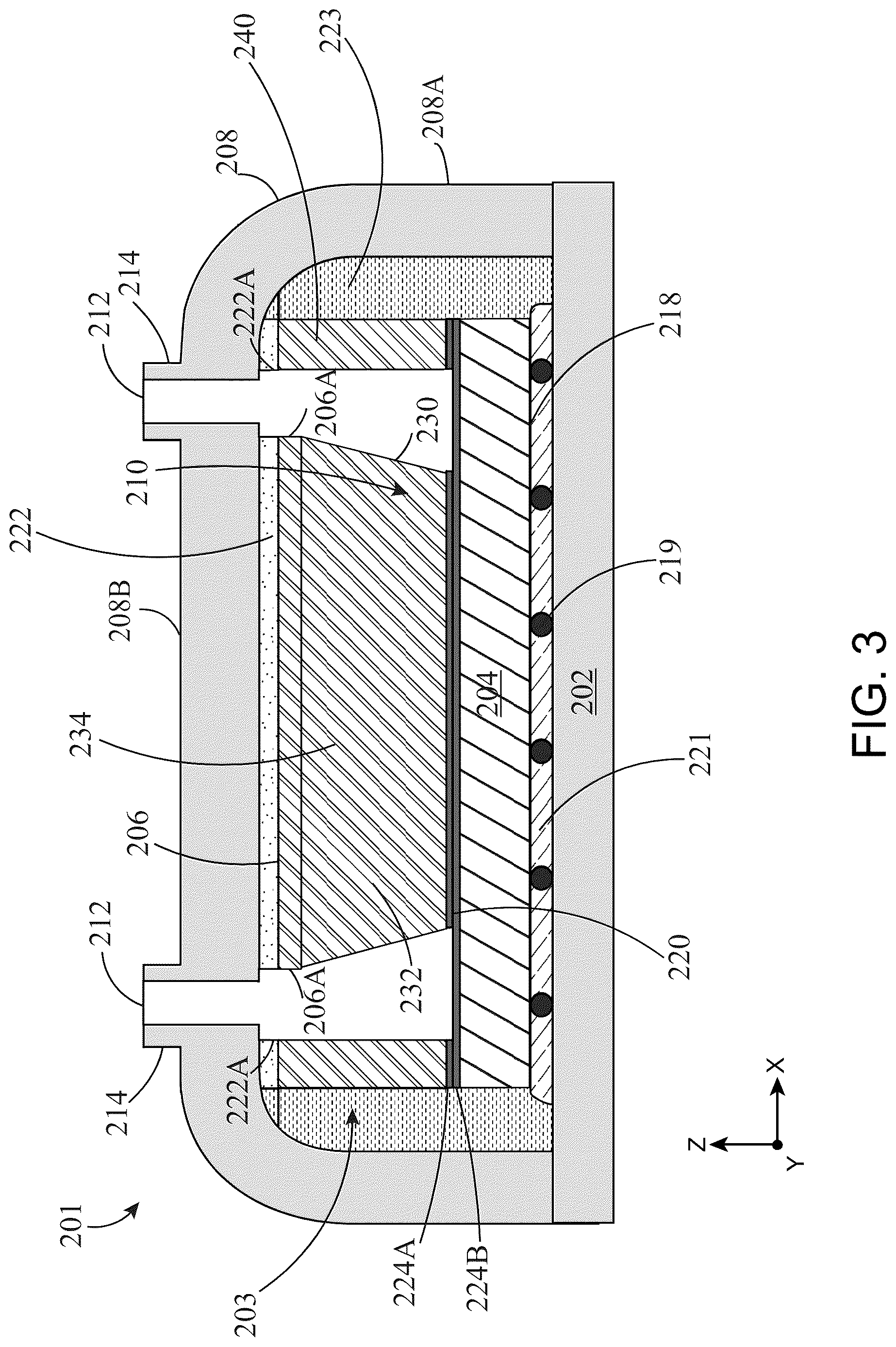 Patent US12622272 Figure 5 – Two-sided liquid cooling