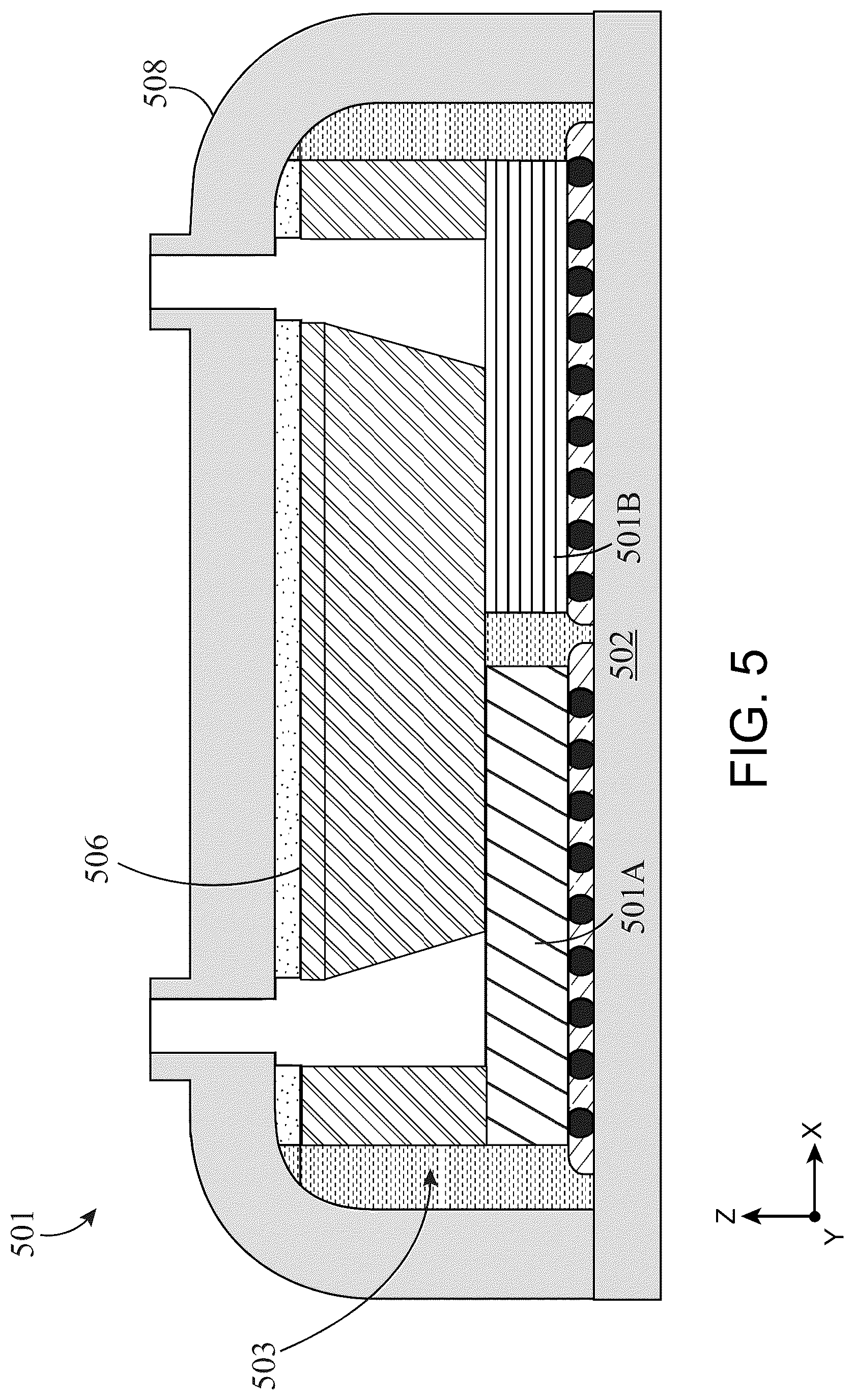 Patent US12622272 Figure 7 – Two-sided liquid cooling