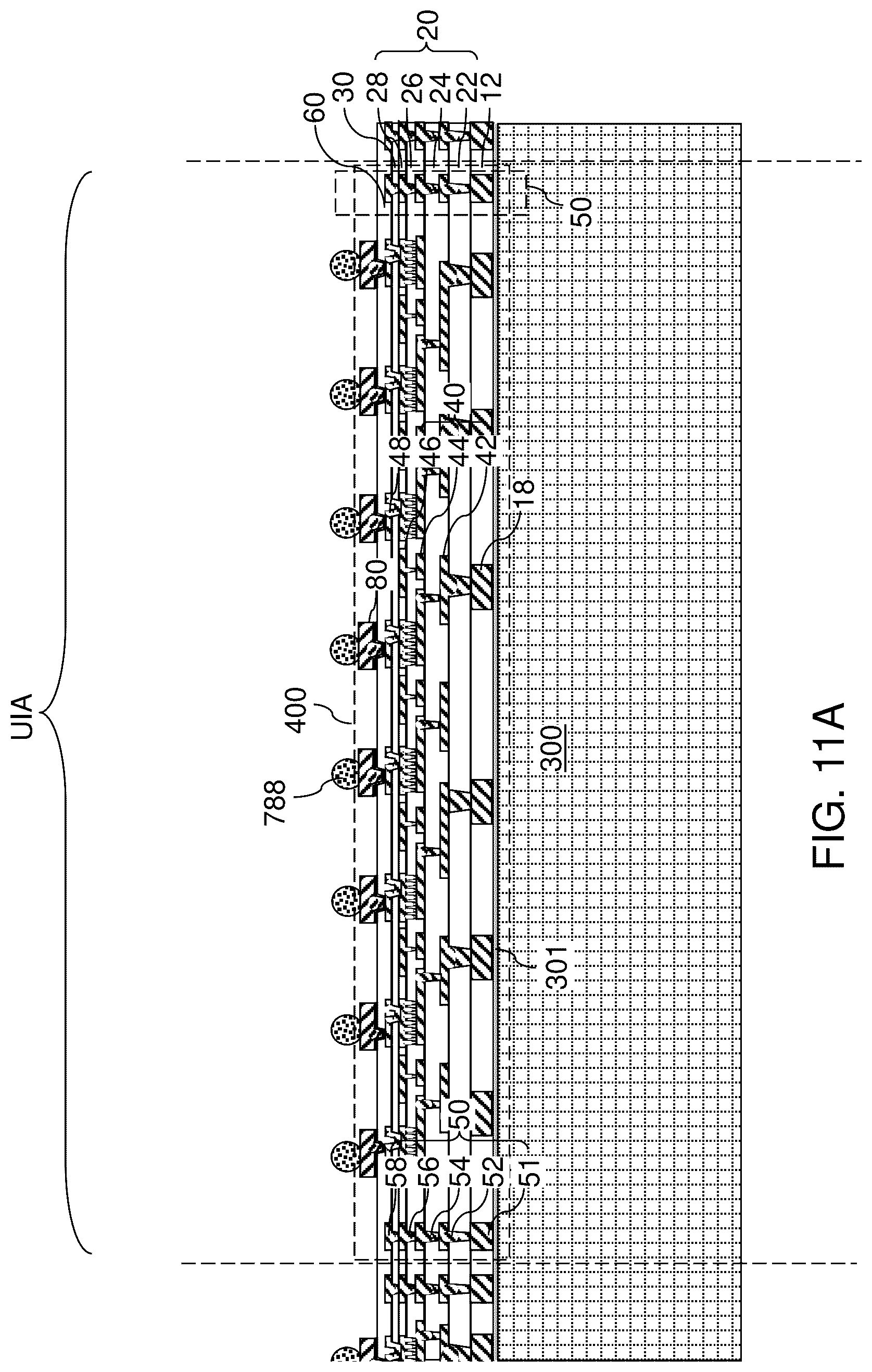 Patent US12622276 Figure 13 – Interposer including a copper edge seal ring structure and methods of forming the same