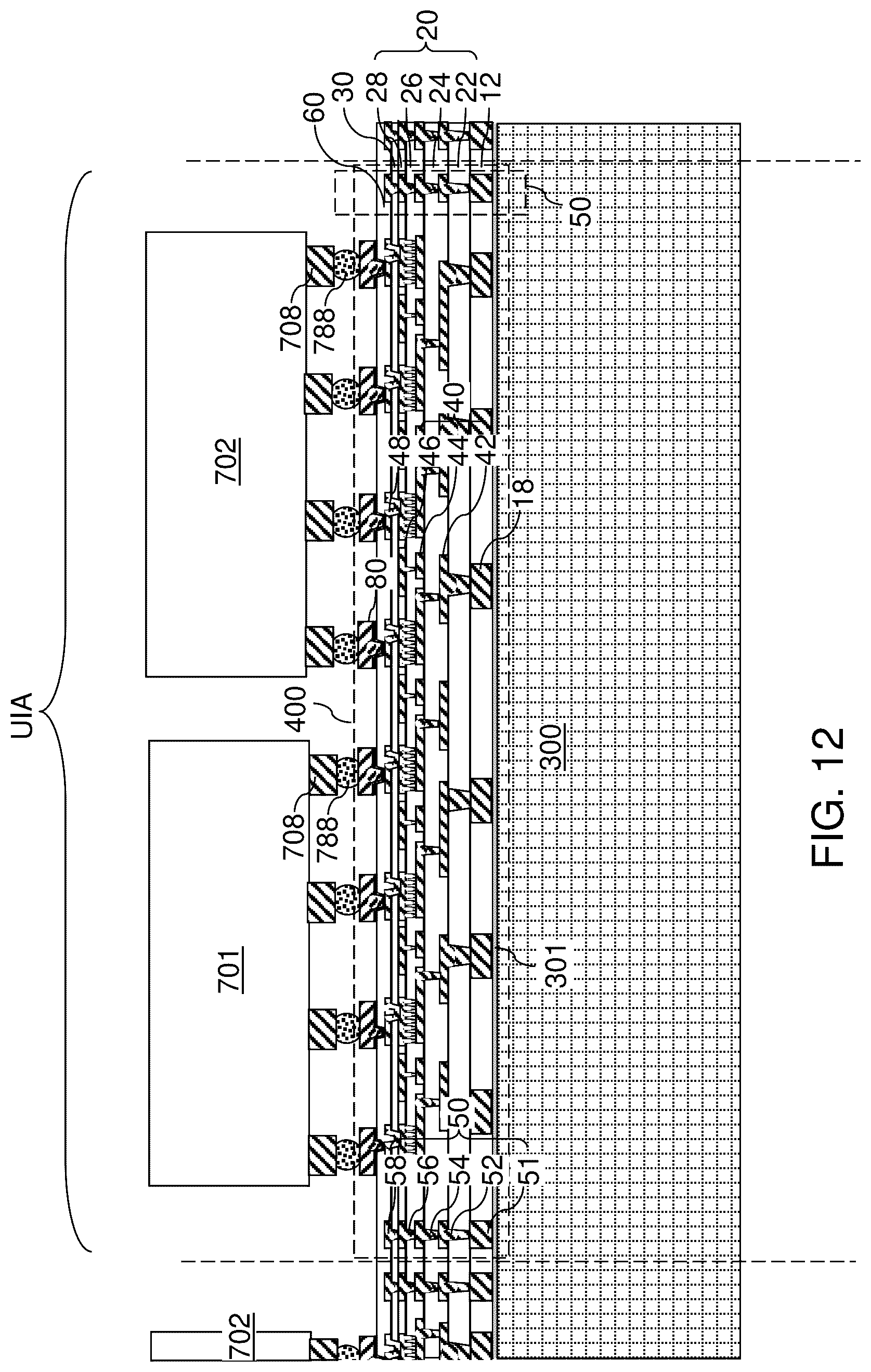Patent US12622276 Figure 17 – Interposer including a copper edge seal ring structure and methods of forming the same