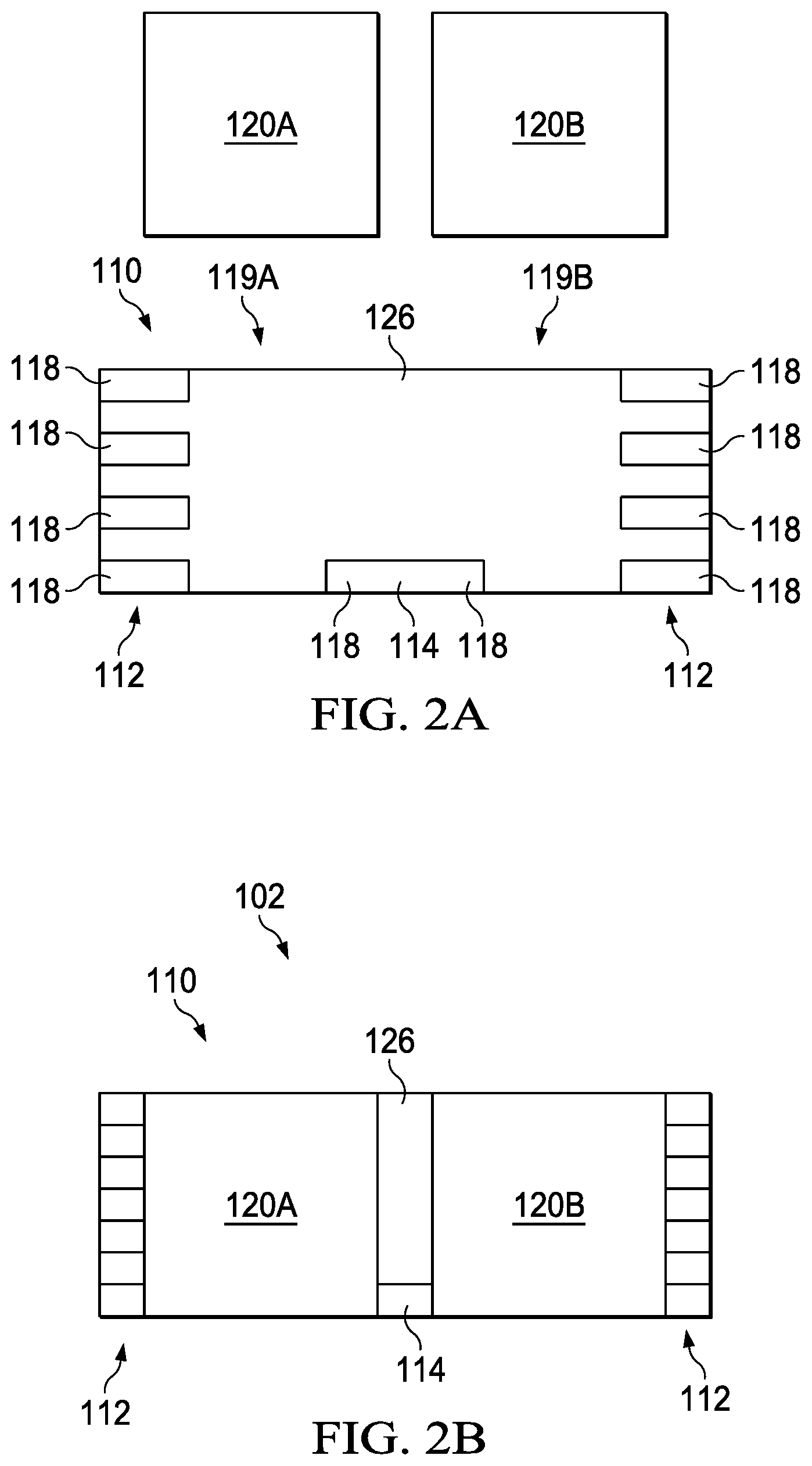 Patent US12622279 Figure 3 – Package with dual layer routing including ground return path