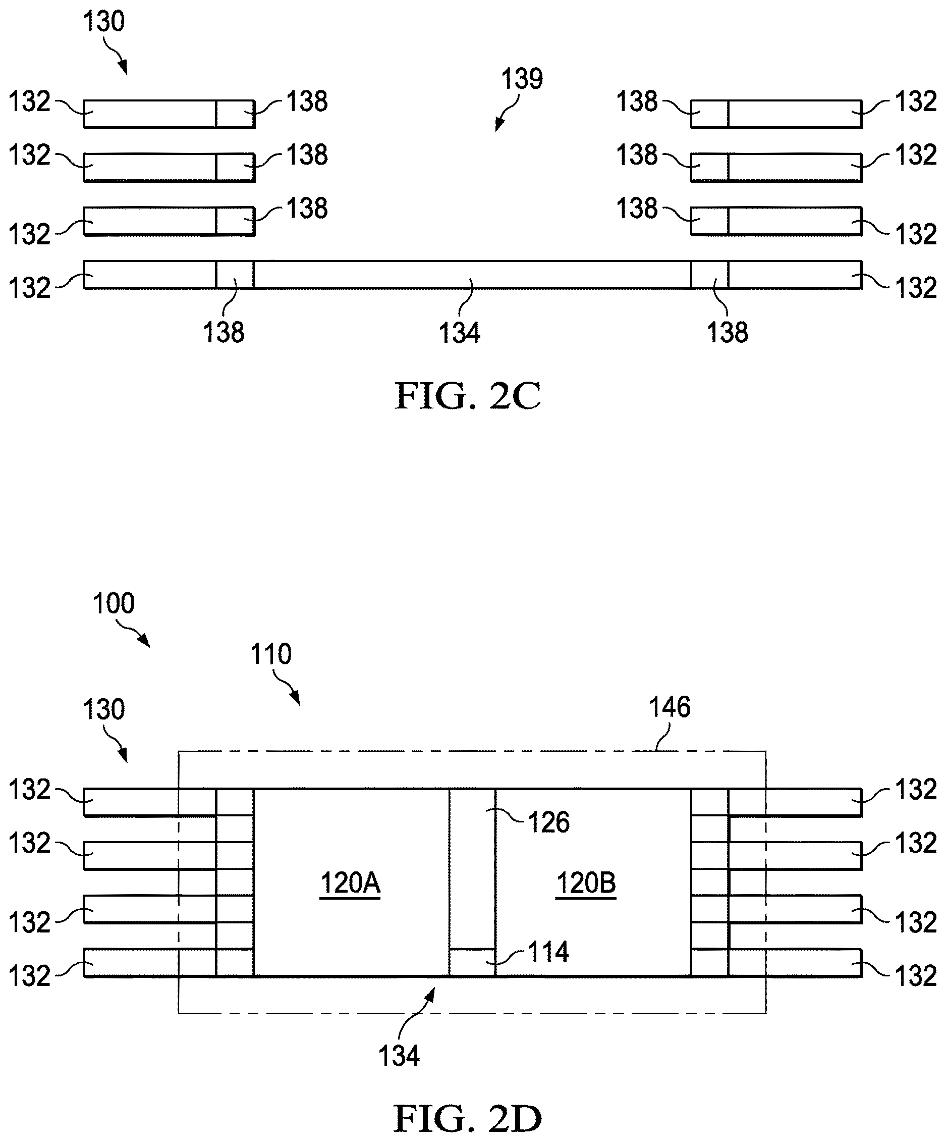 Patent US12622279 Figure 4 – Package with dual layer routing including ground return path