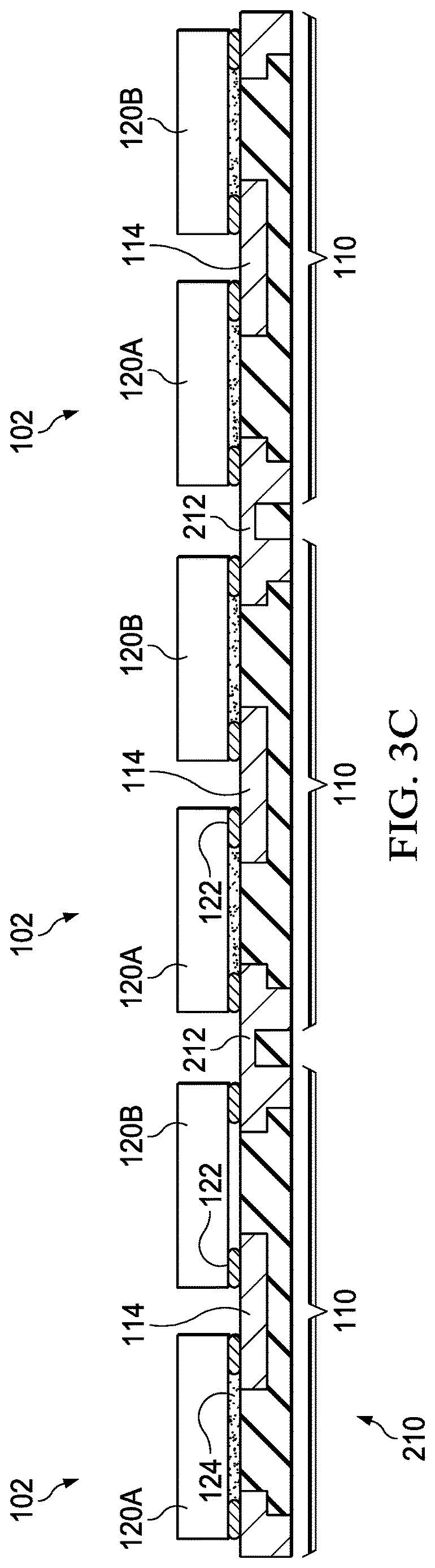 Patent US12622279 Figure 6 – Package with dual layer routing including ground return path