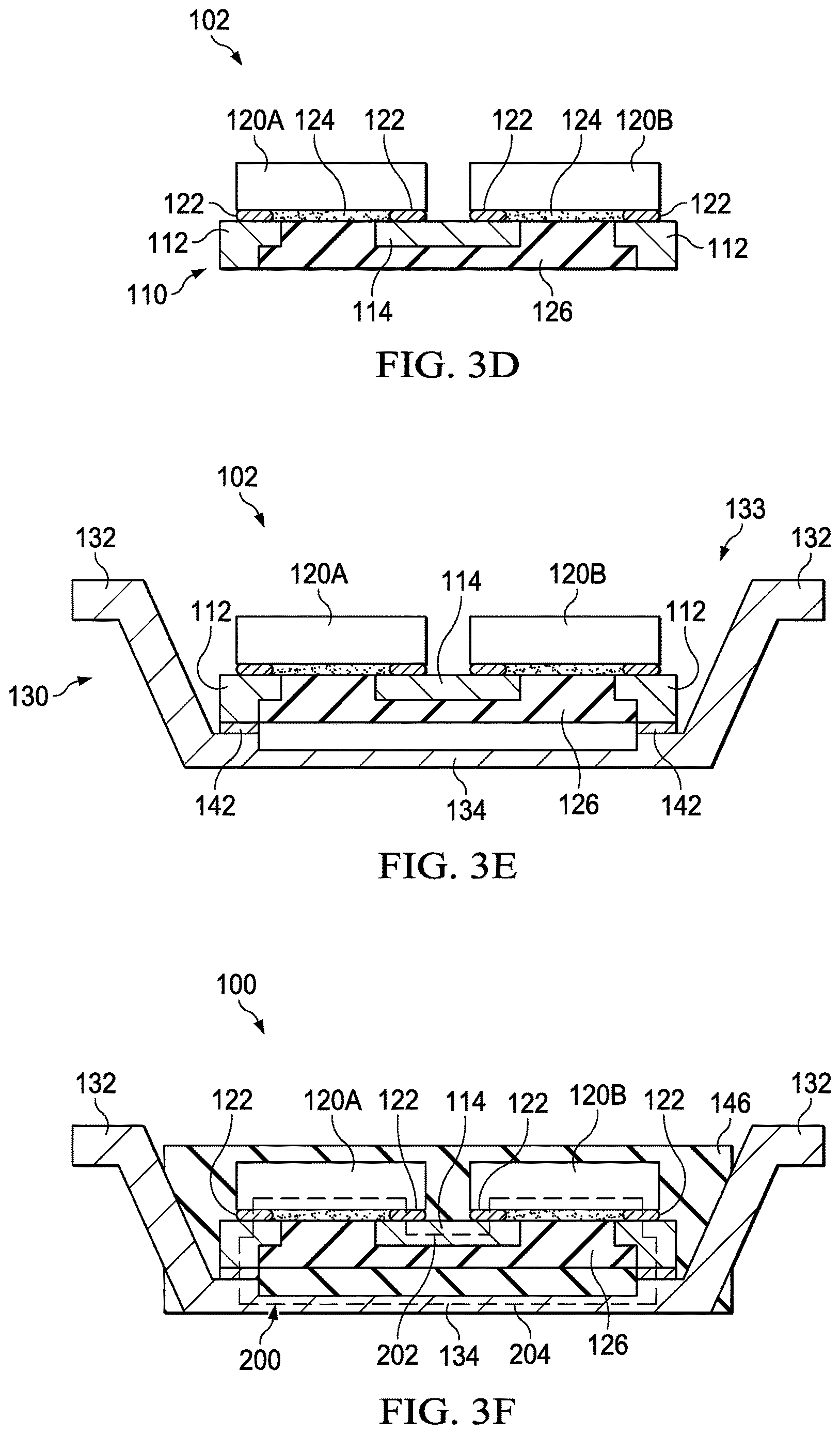 Patent US12622279 Figure 7 – Package with dual layer routing including ground return path
