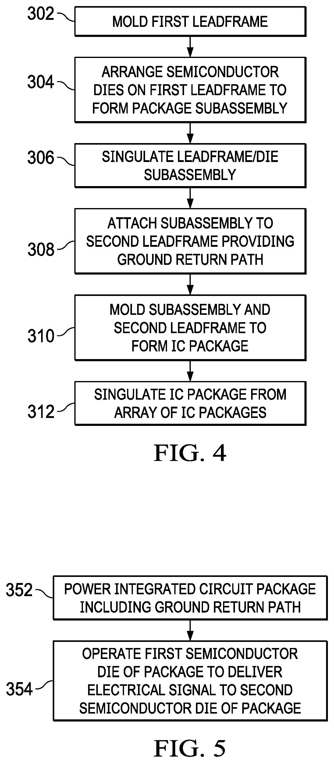 Patent US12622279 Figure 8 – Package with dual layer routing including ground return path