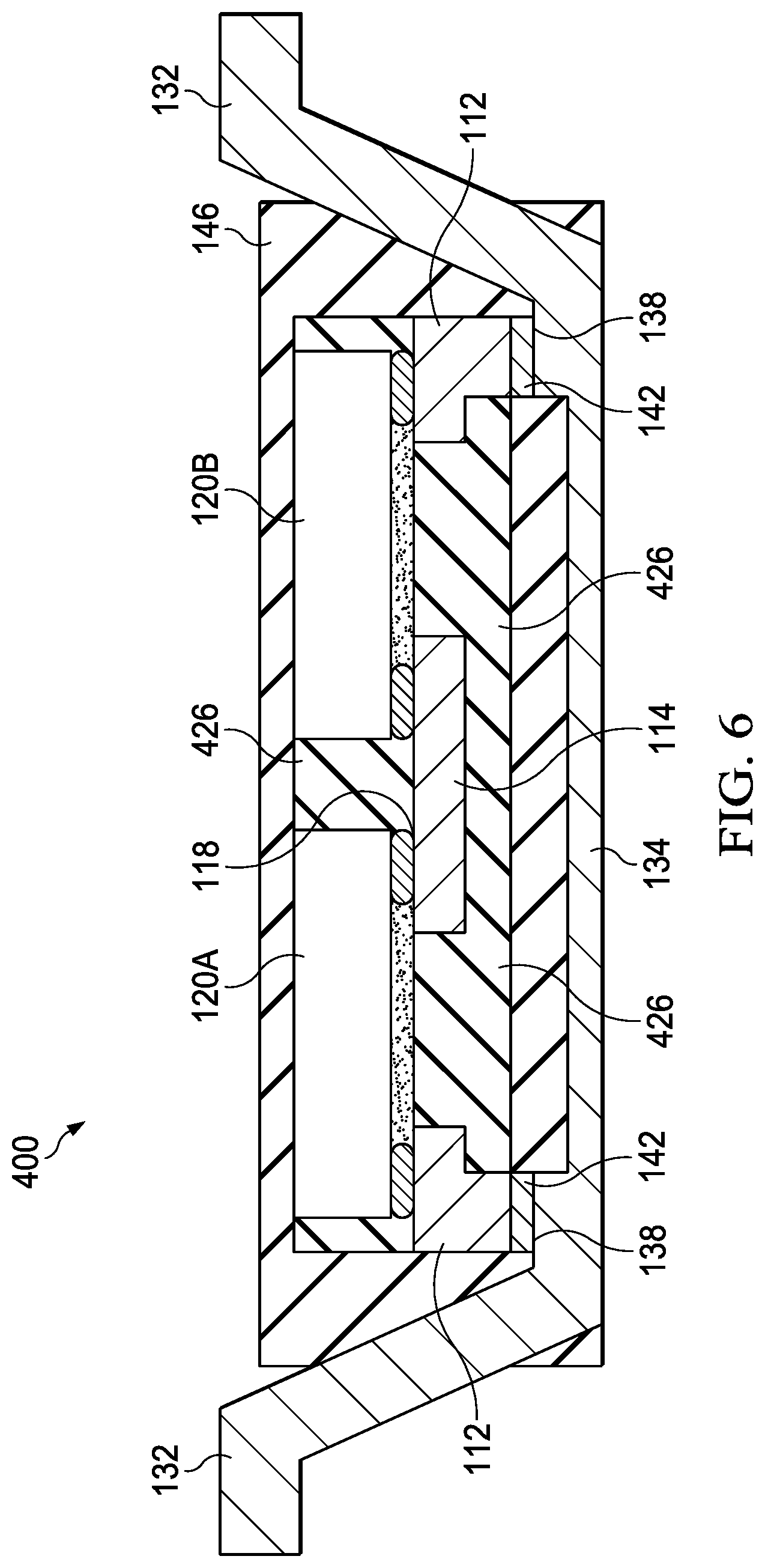 Patent US12622279 Figure 9 – Package with dual layer routing including ground return path