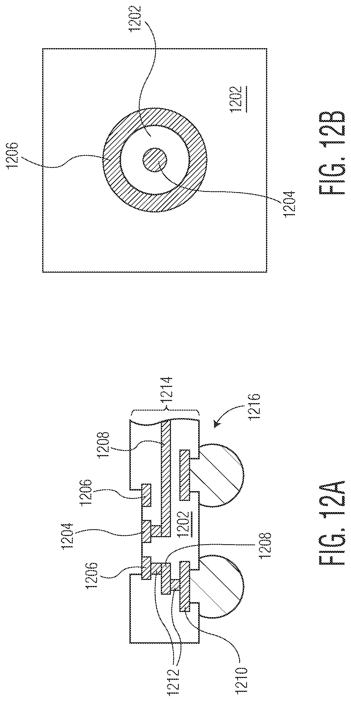 Patent US12622280 Figure 12 – Semiconductor device with through package via and method therefor