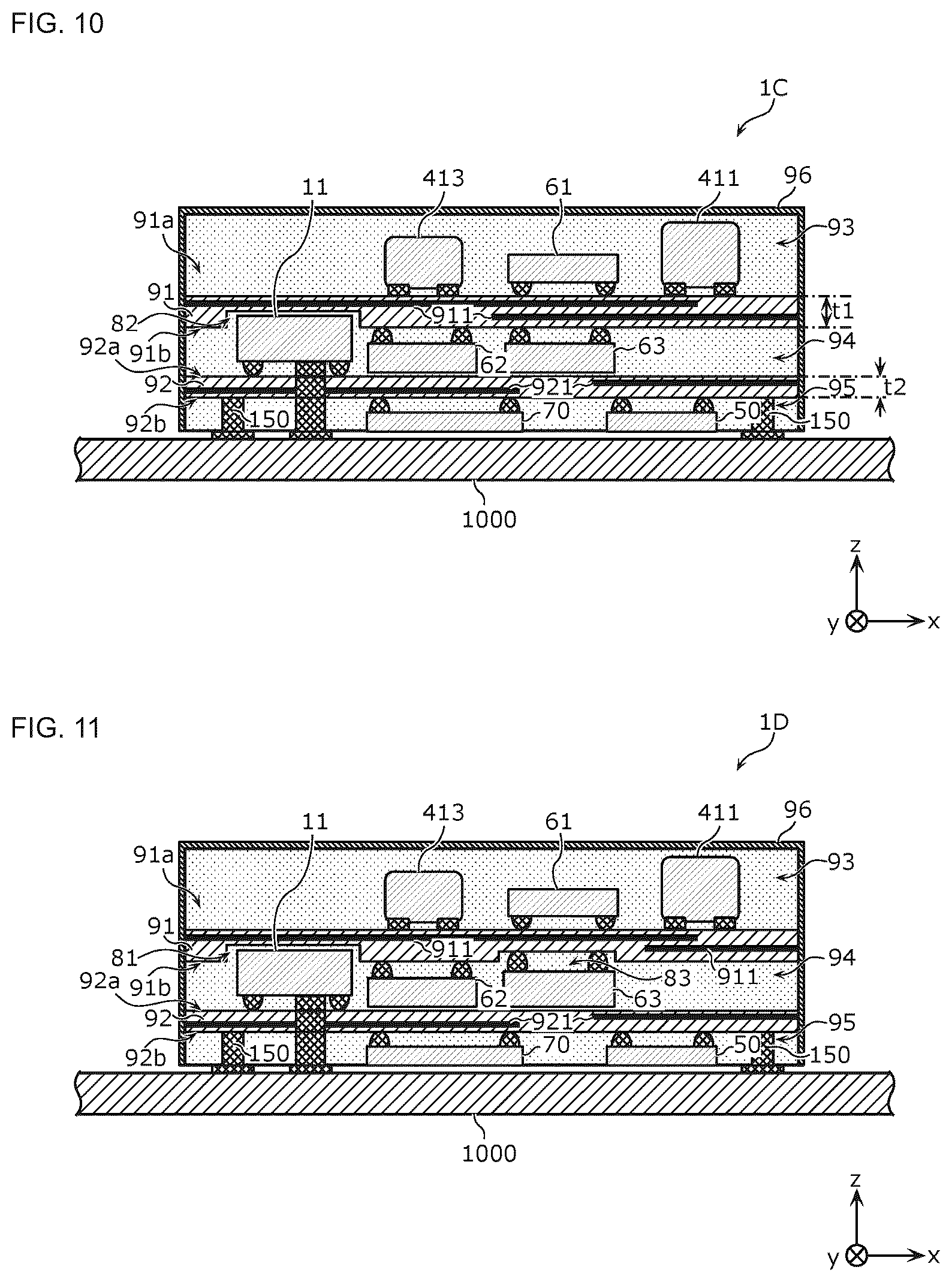Patent US12622282 Figure 6 – High-frequency module and communication device