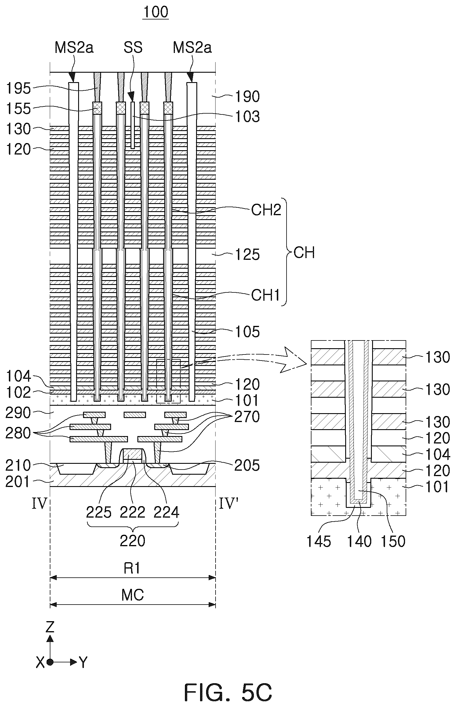 Patent US12622283 Figure 7 – Semiconductor devices and data storage systems including the same