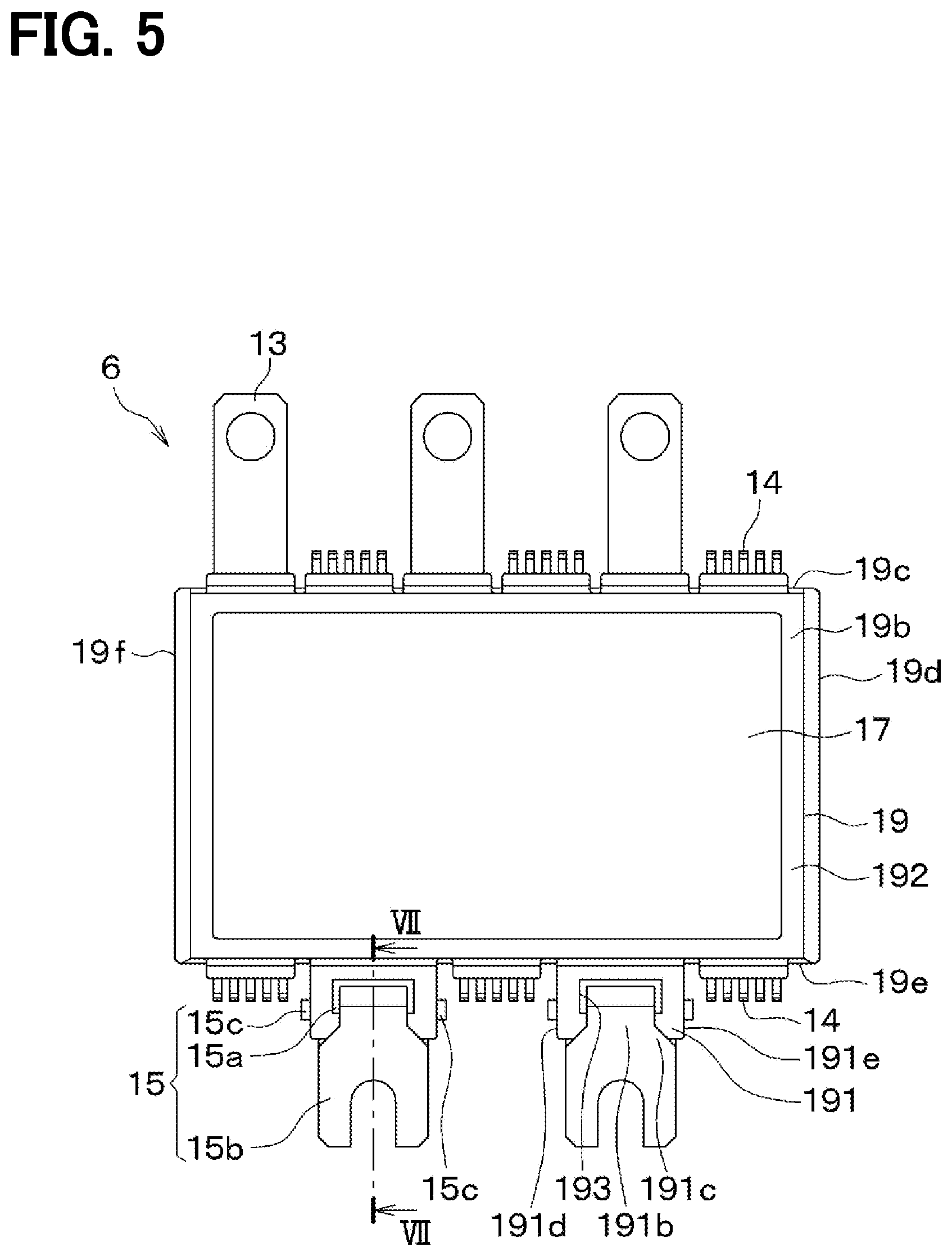 Patent US12622285 Figure 5 – Semiconductor module and method for manufacturing semiconductor module