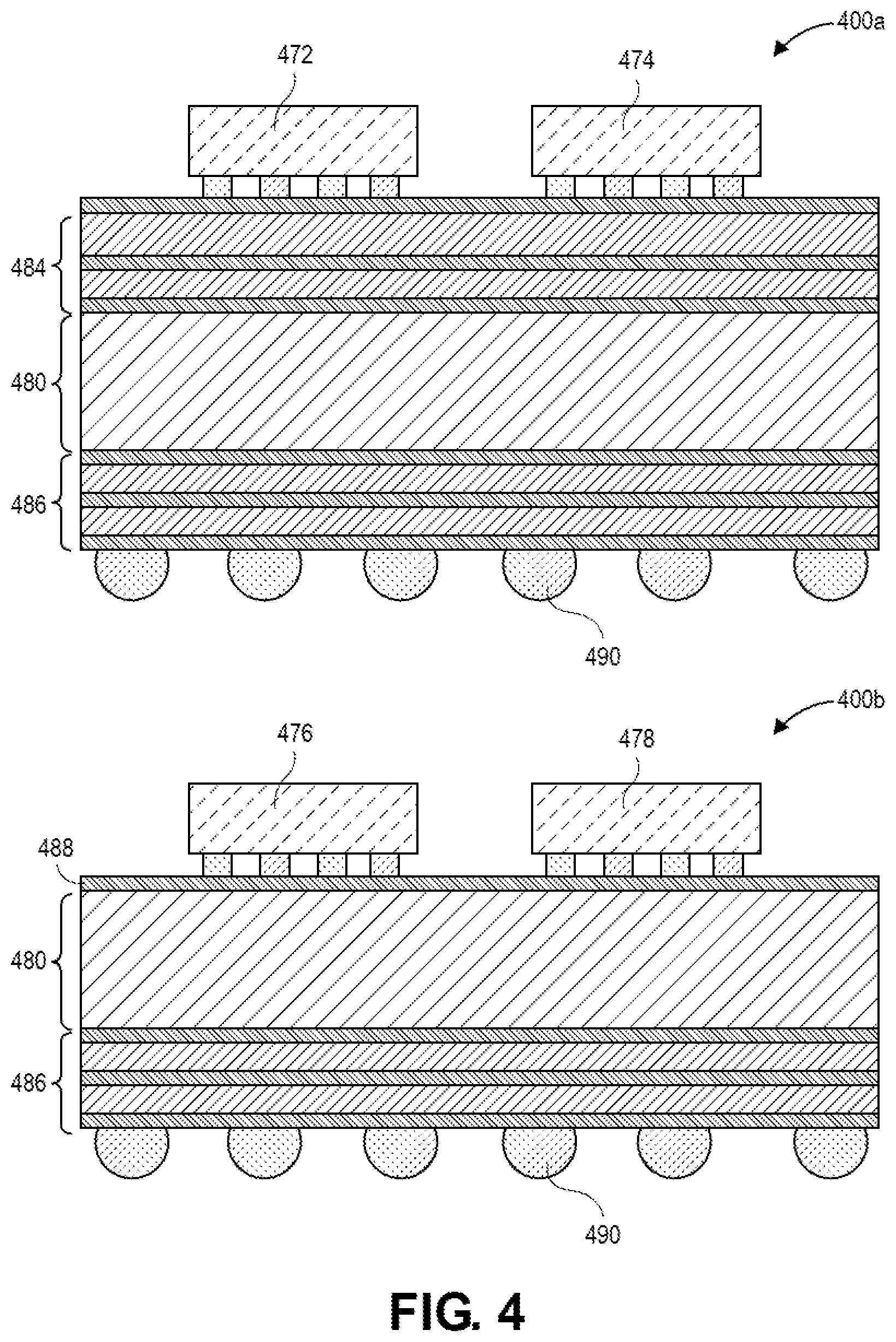 Patent US12622287 Figure 4 – Multilayer glass substrate