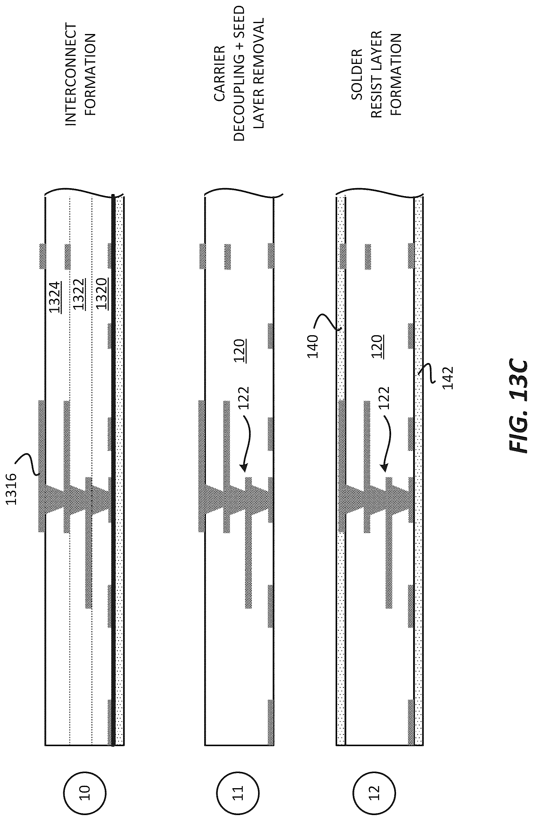 Patent US12622288 Figure 15 – Package substrate and/or a board with a shared power distribution network