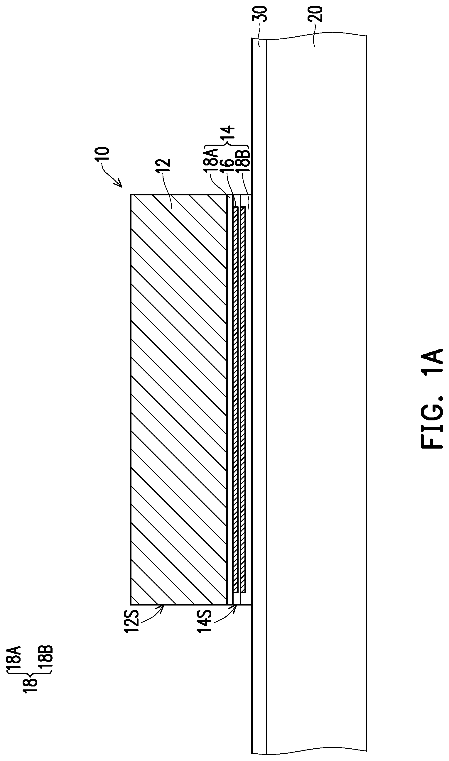 Patent US12622290 Figure 1 – Chip structure and method of fabricating the same