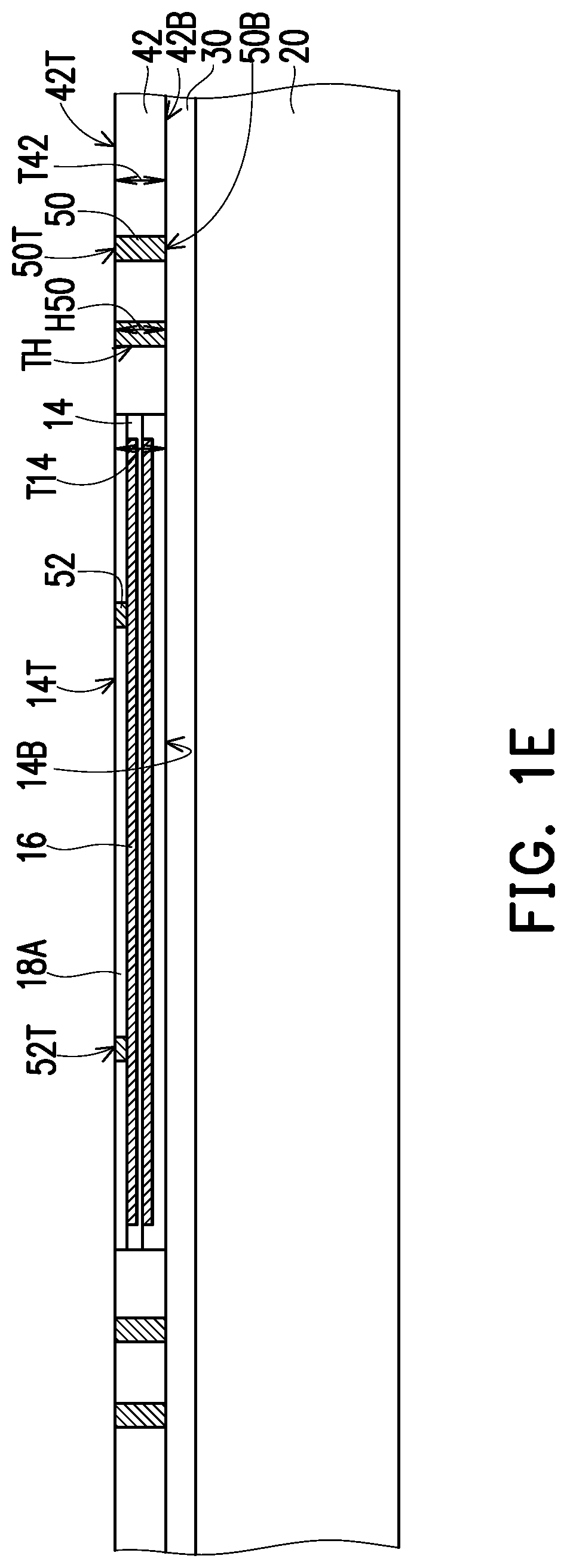 Patent US12622290 Figure 5 – Chip structure and method of fabricating the same