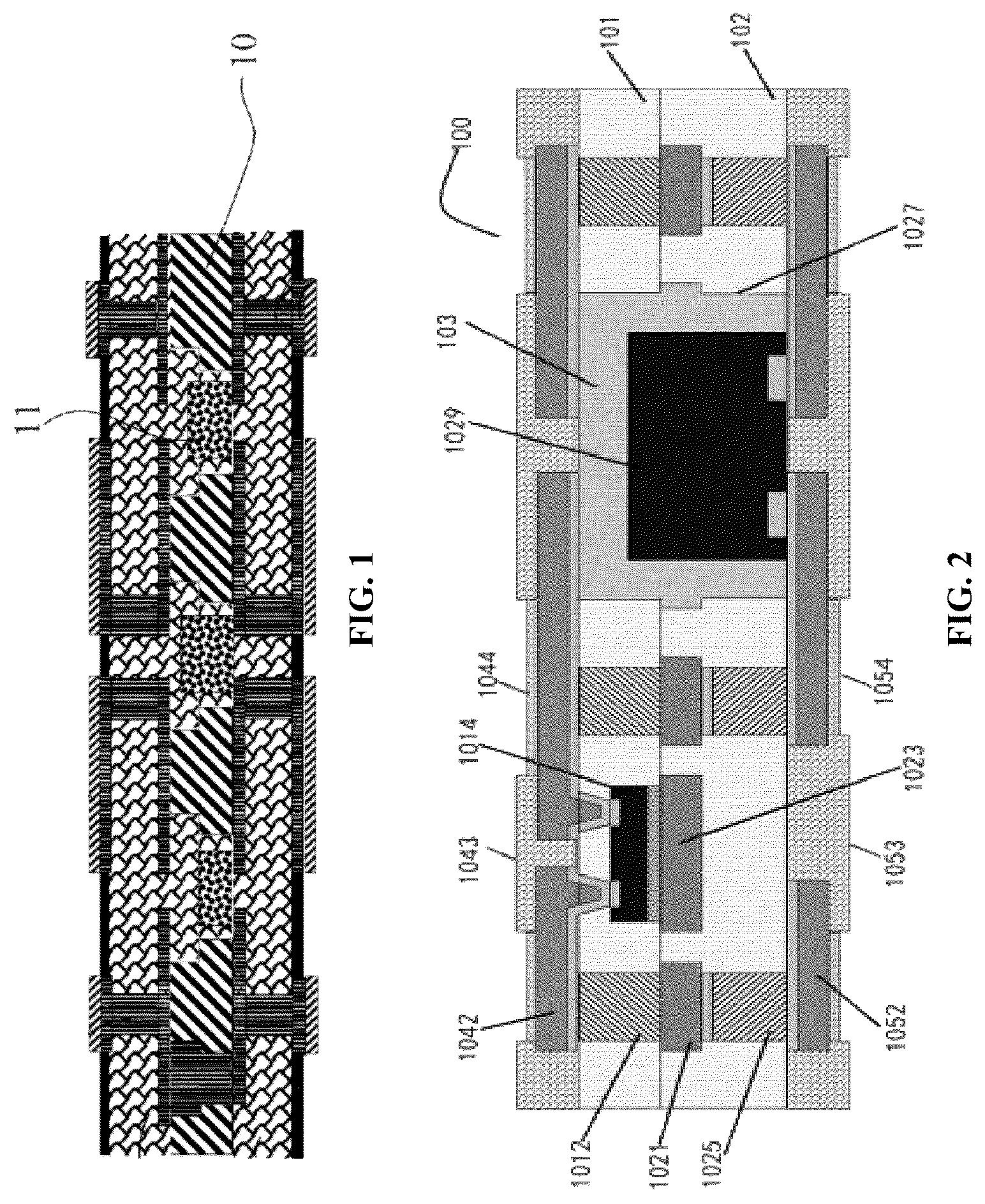 Patent US12622292 Figure 1 – Two-sided interconnected embedded chip packaging structure and manufacturing method therefor