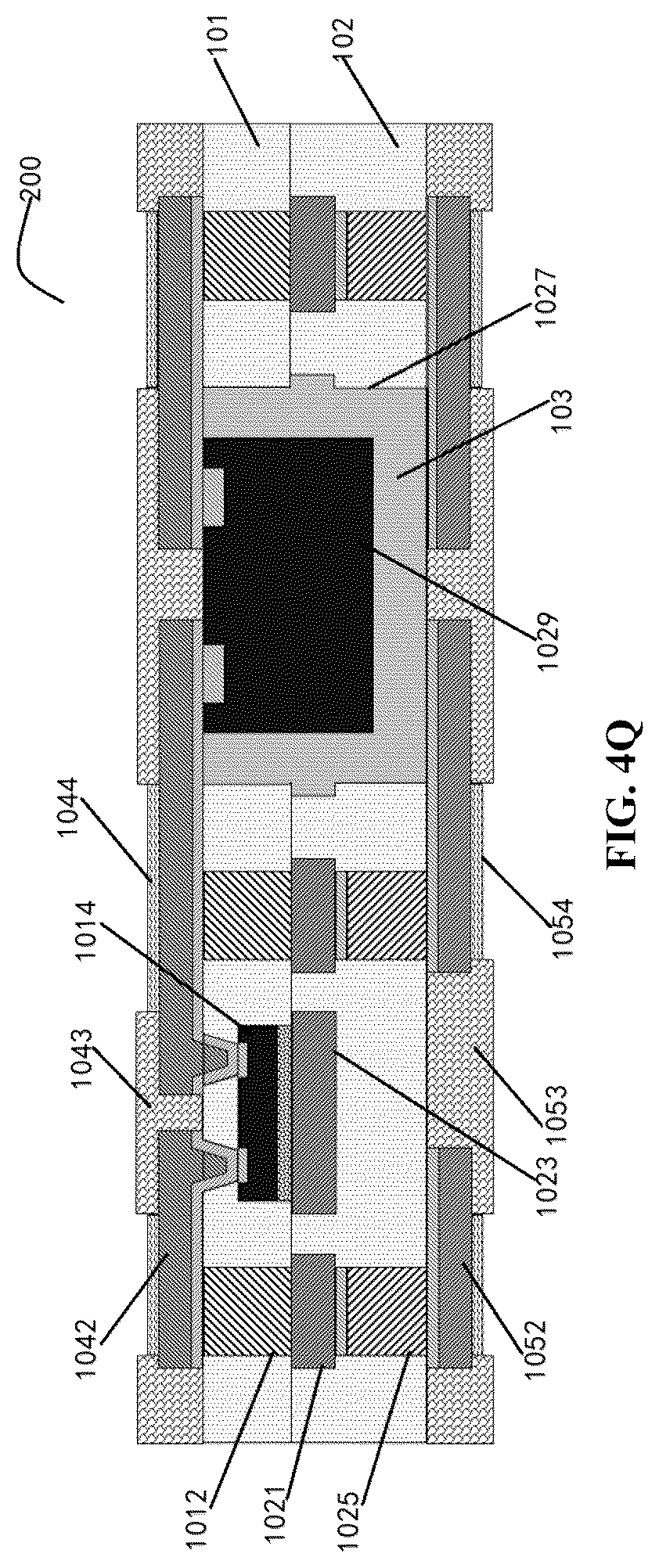 Patent US12622292 Figure 11 – Two-sided interconnected embedded chip packaging structure and manufacturing method therefor