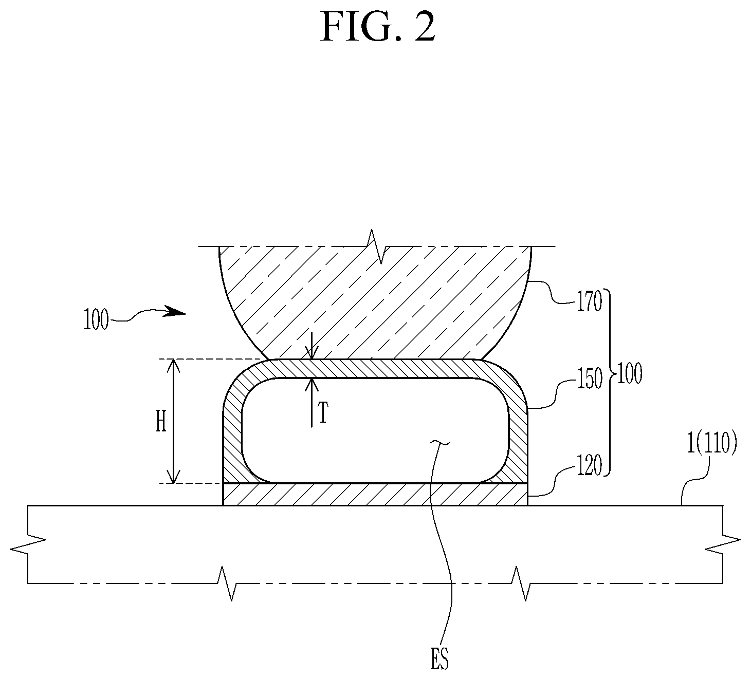 Patent US12622297 Figure 2 – Bonding structure of semiconductor package device, semiconductor package device, and method for manufacturing the same