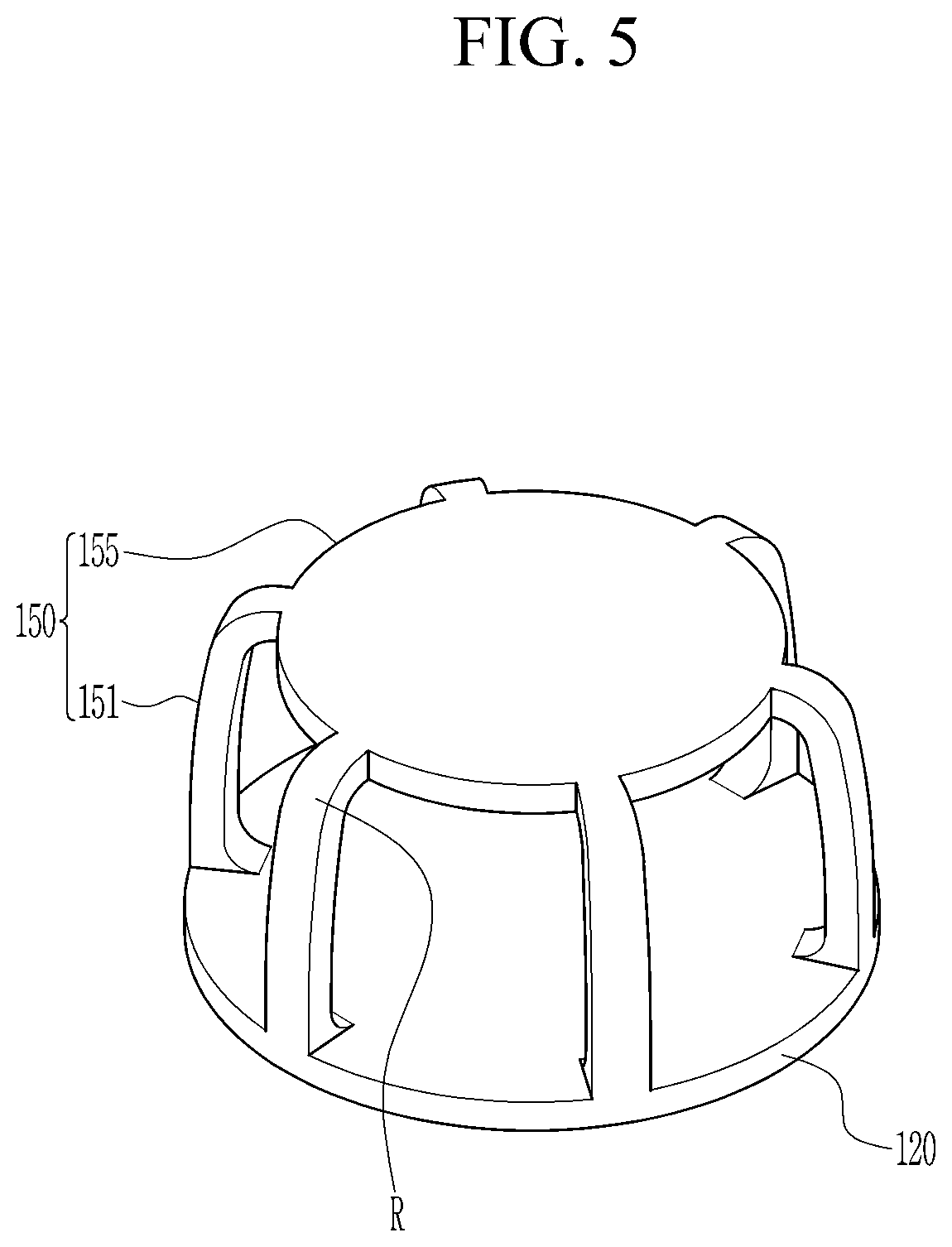 Patent US12622297 Figure 5 – Bonding structure of semiconductor package device, semiconductor package device, and method for manufacturing the same