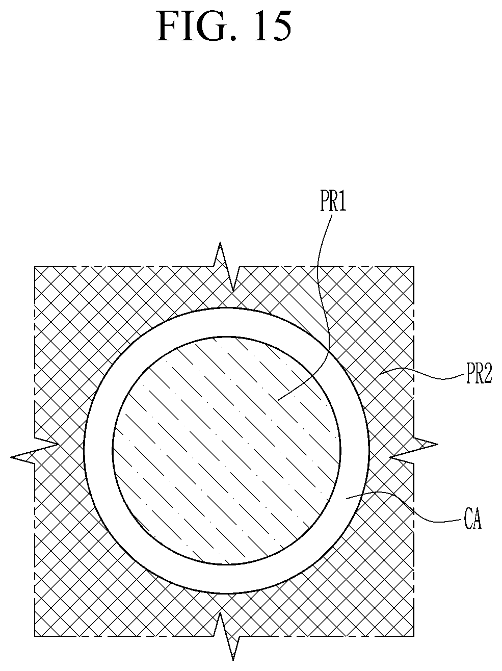 Patent US12622297 Figure 15 – Bonding structure of semiconductor package device, semiconductor package device, and method for manufacturing the same