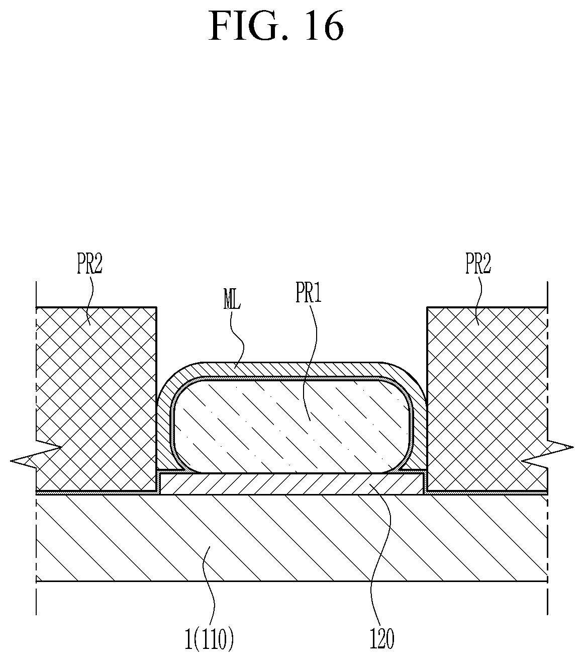 Patent US12622297 Figure 16 – Bonding structure of semiconductor package device, semiconductor package device, and method for manufacturing the same