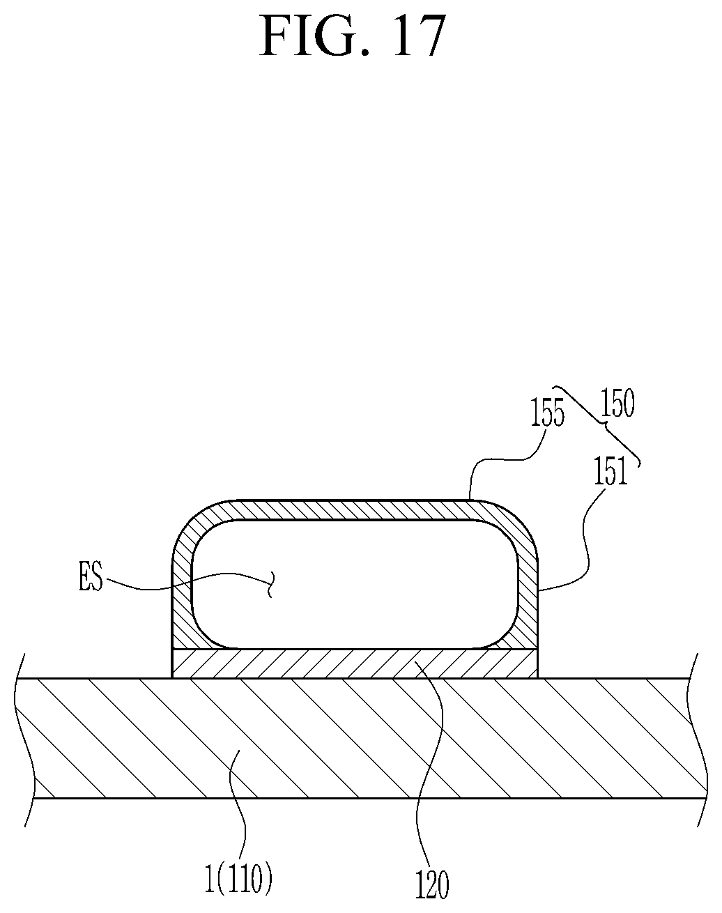 Patent US12622297 Figure 17 – Bonding structure of semiconductor package device, semiconductor package device, and method for manufacturing the same
