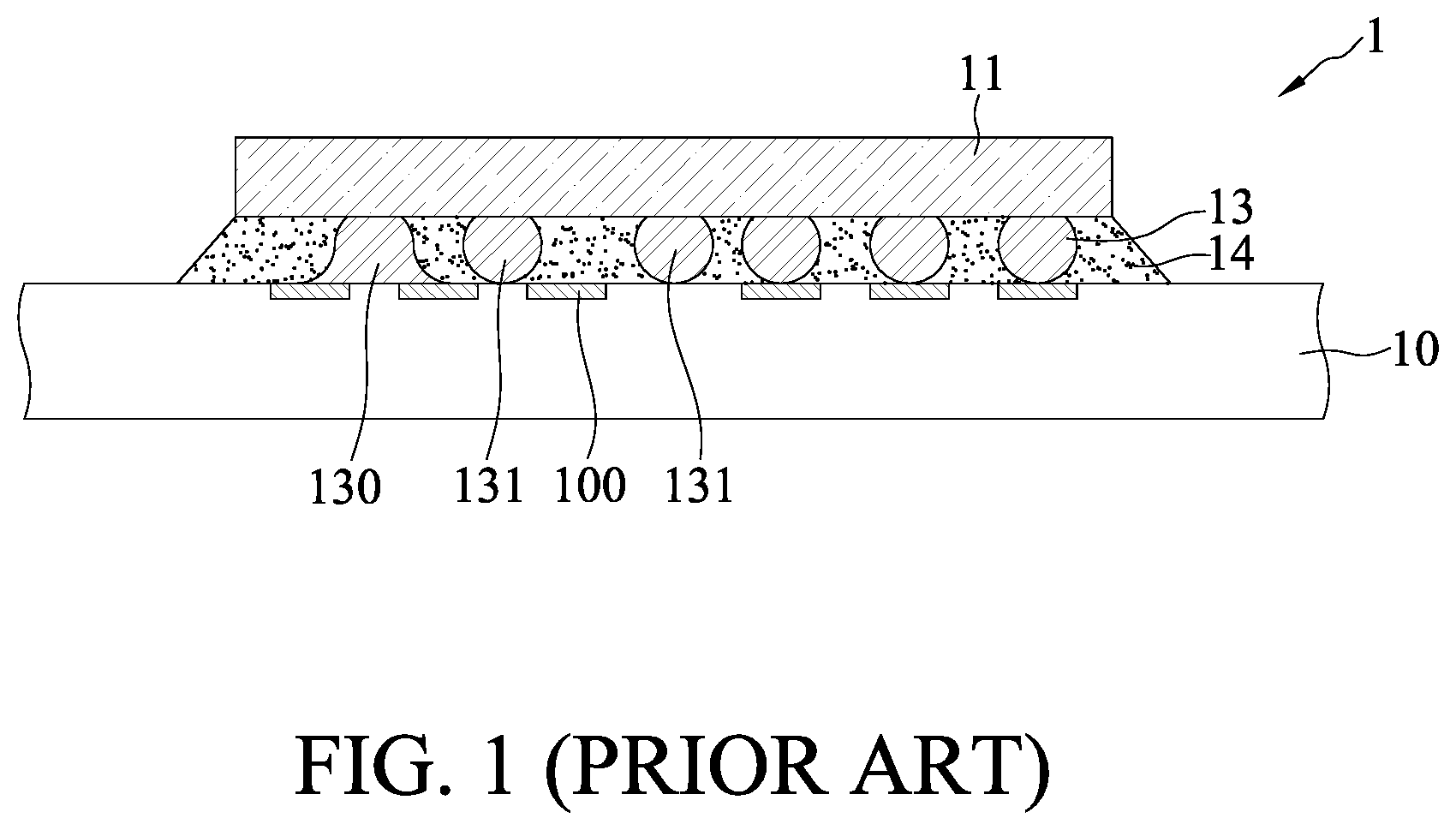 Patent US12622298 — Electronic package, packaging substrate and fabricating method thereof — Figure 1